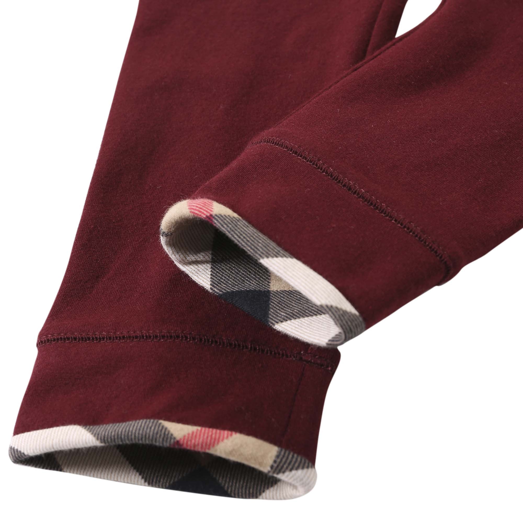 Baby Boys&Girls Deep Red Cotton Twill Chino Trousers - CÉMAROSE | Children's Fashion Store - 4