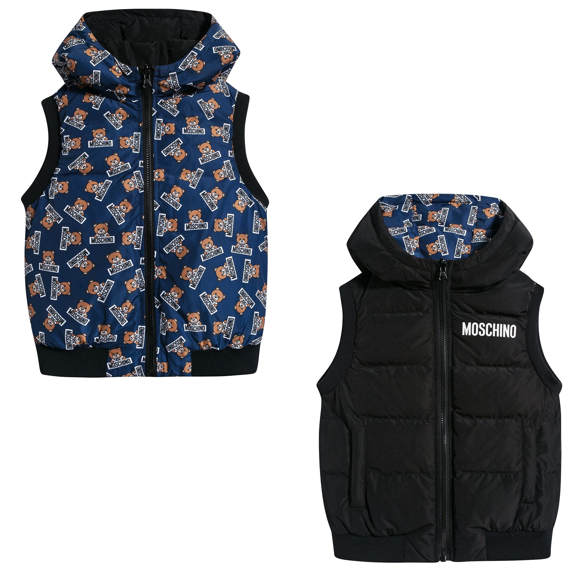 Boys & Girls Dark Blue Reversibie Vest