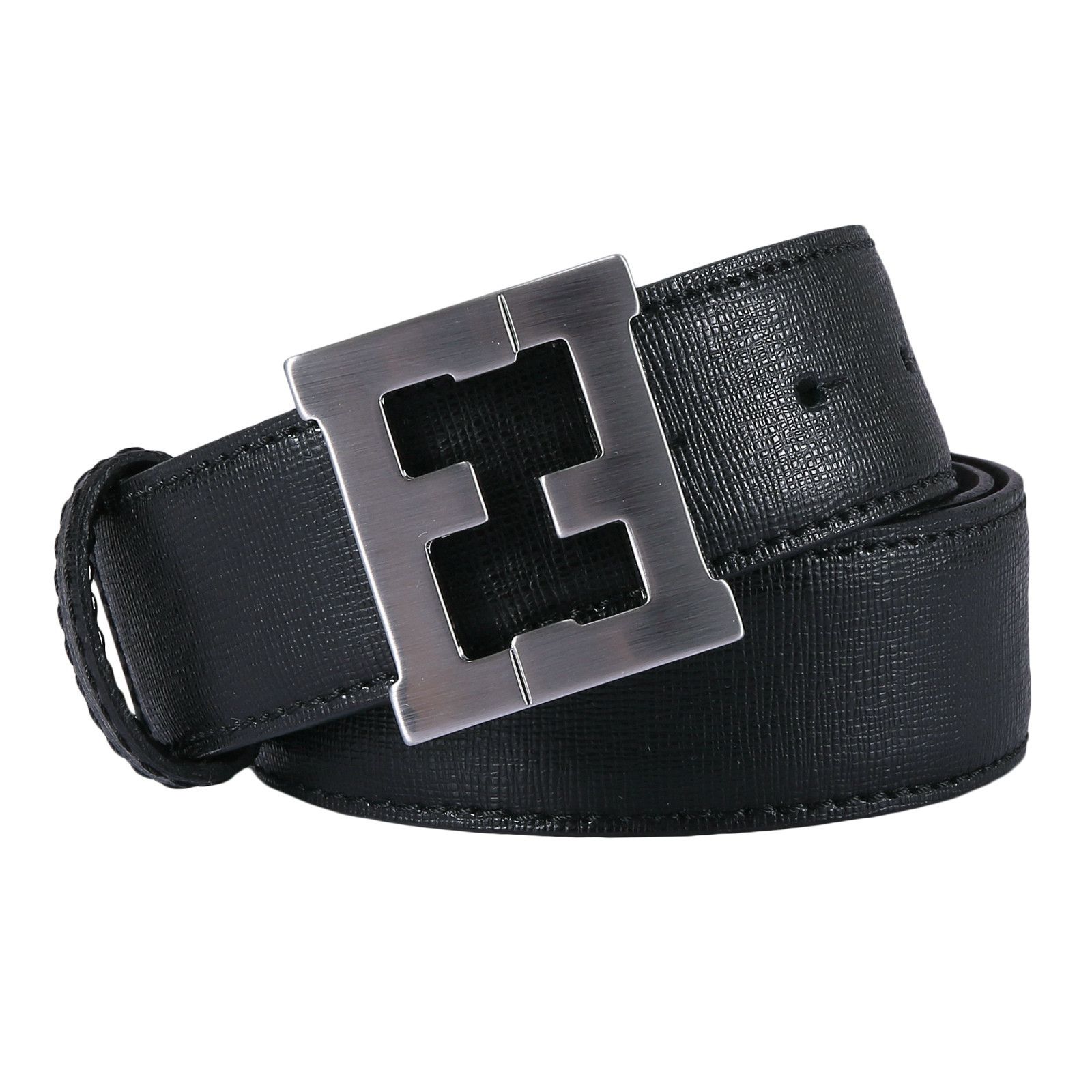 Boys Black Metal Button Belt - CÉMAROSE | Children's Fashion Store - 1