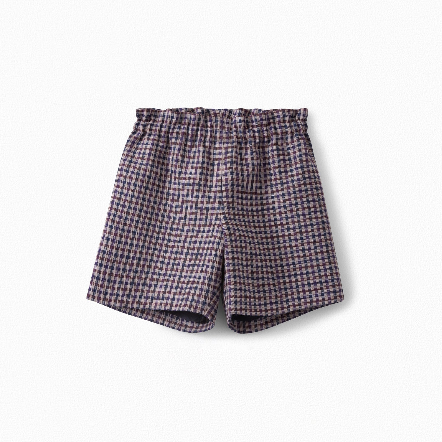 Boys & Girls Prune Check Shorts