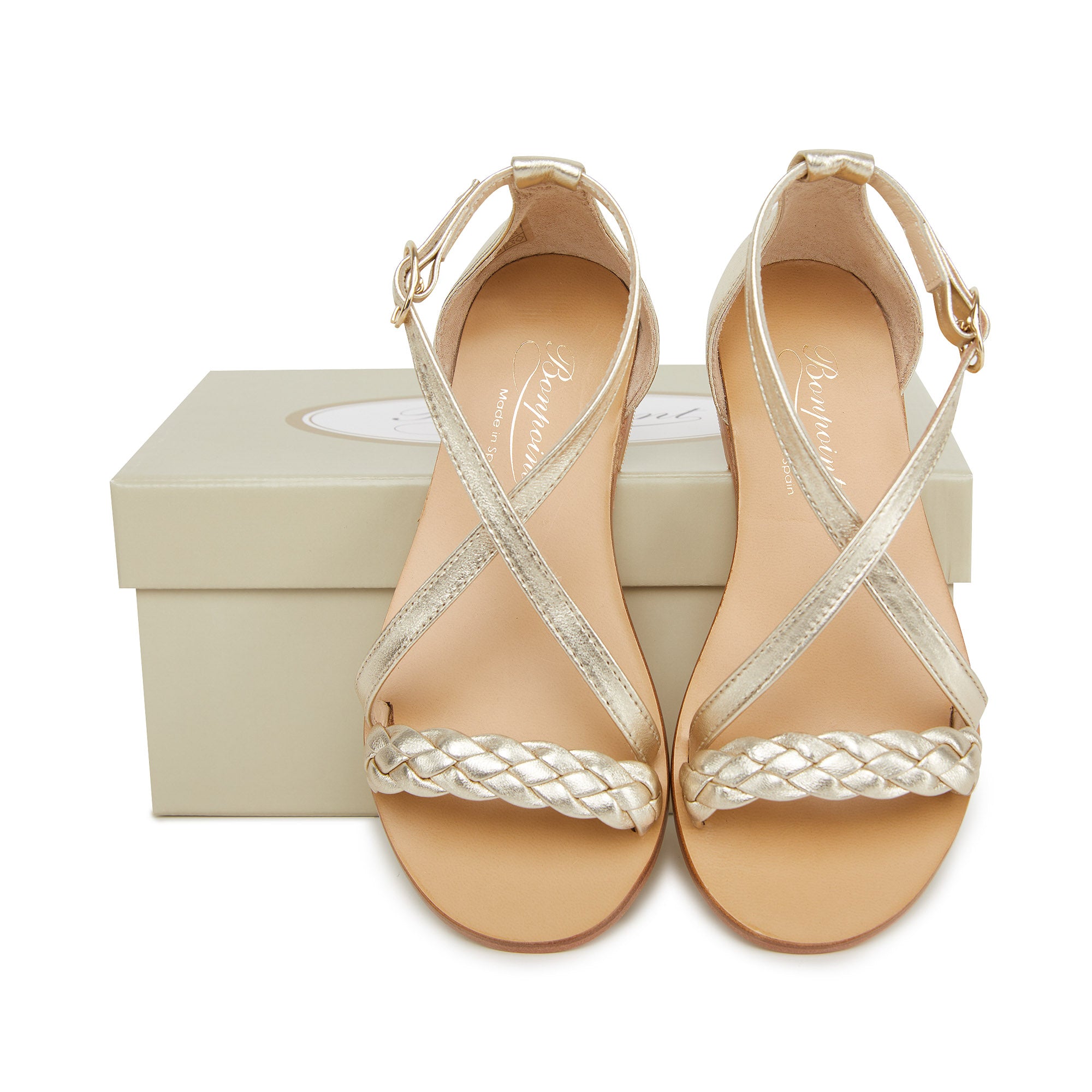 Girls Champagne Sandals