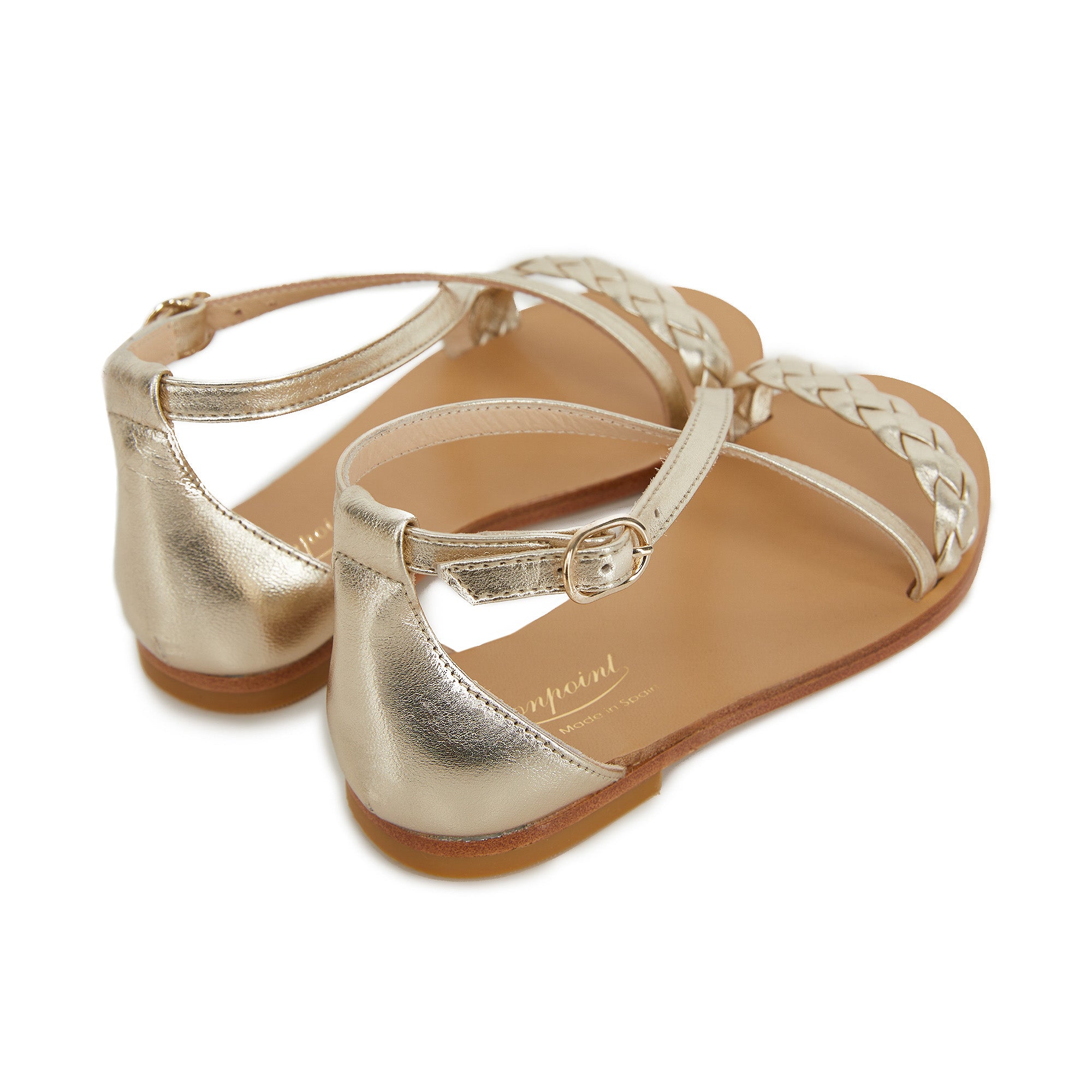 Girls Champagne Sandals