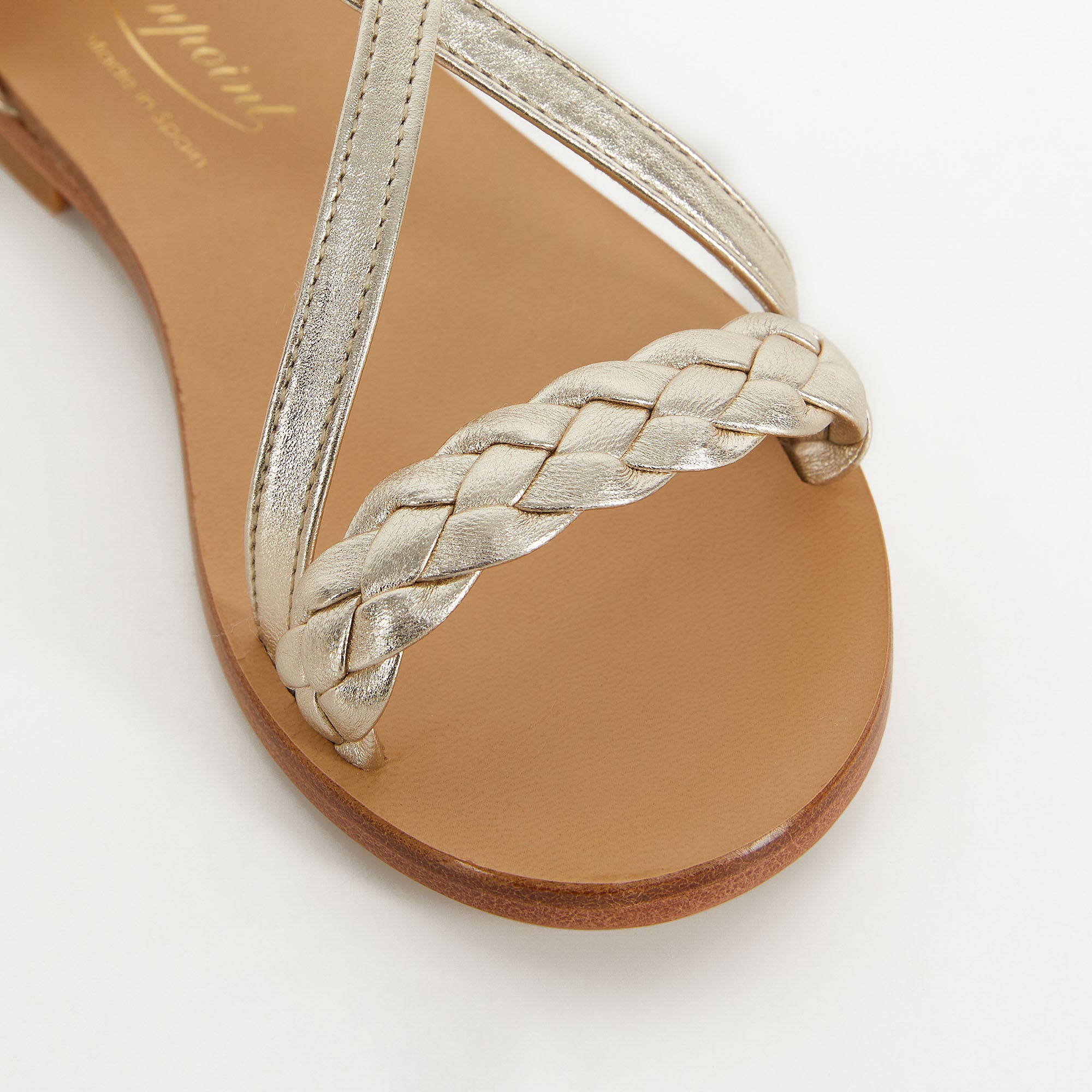 Girls Champagne Sandals