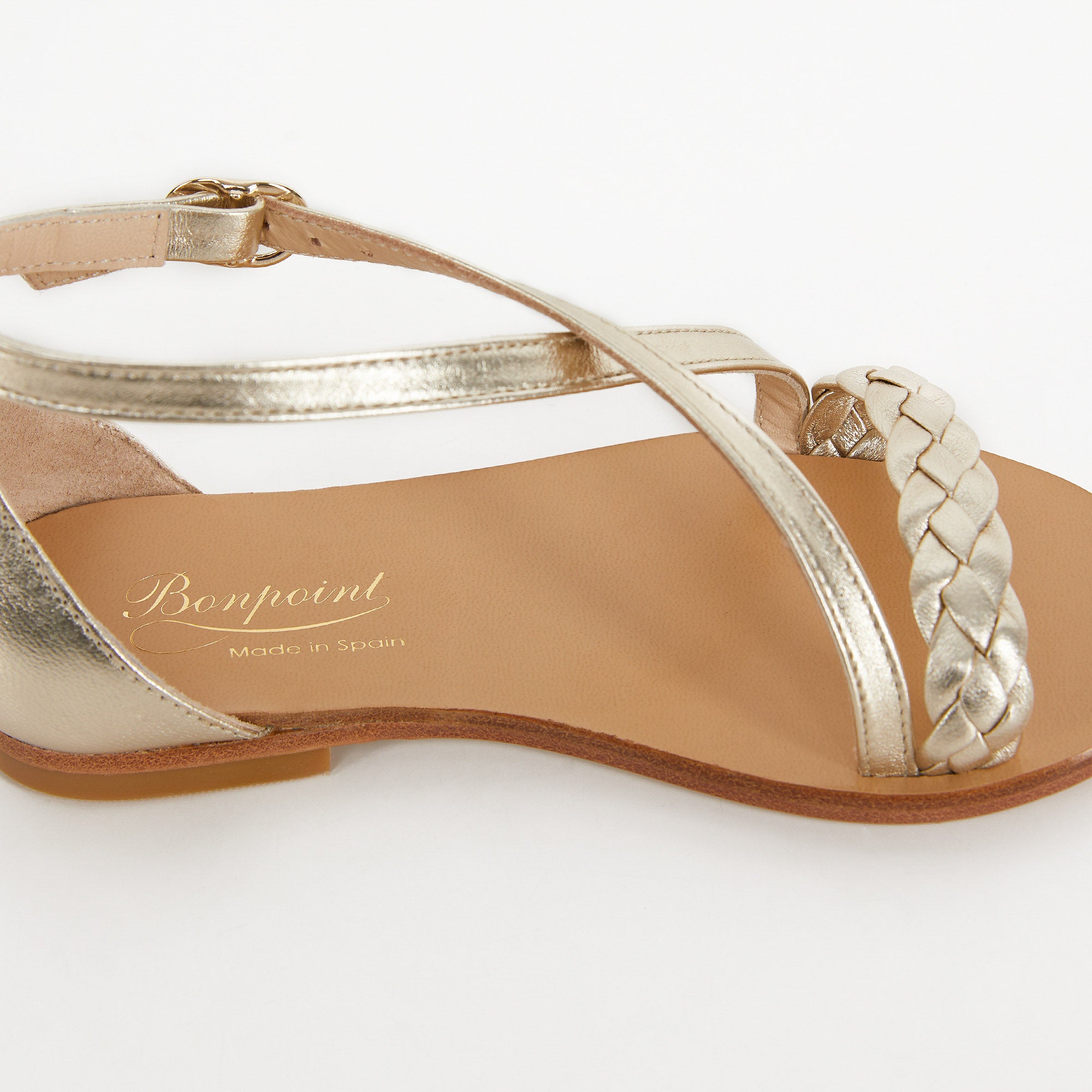 Girls Champagne Sandals