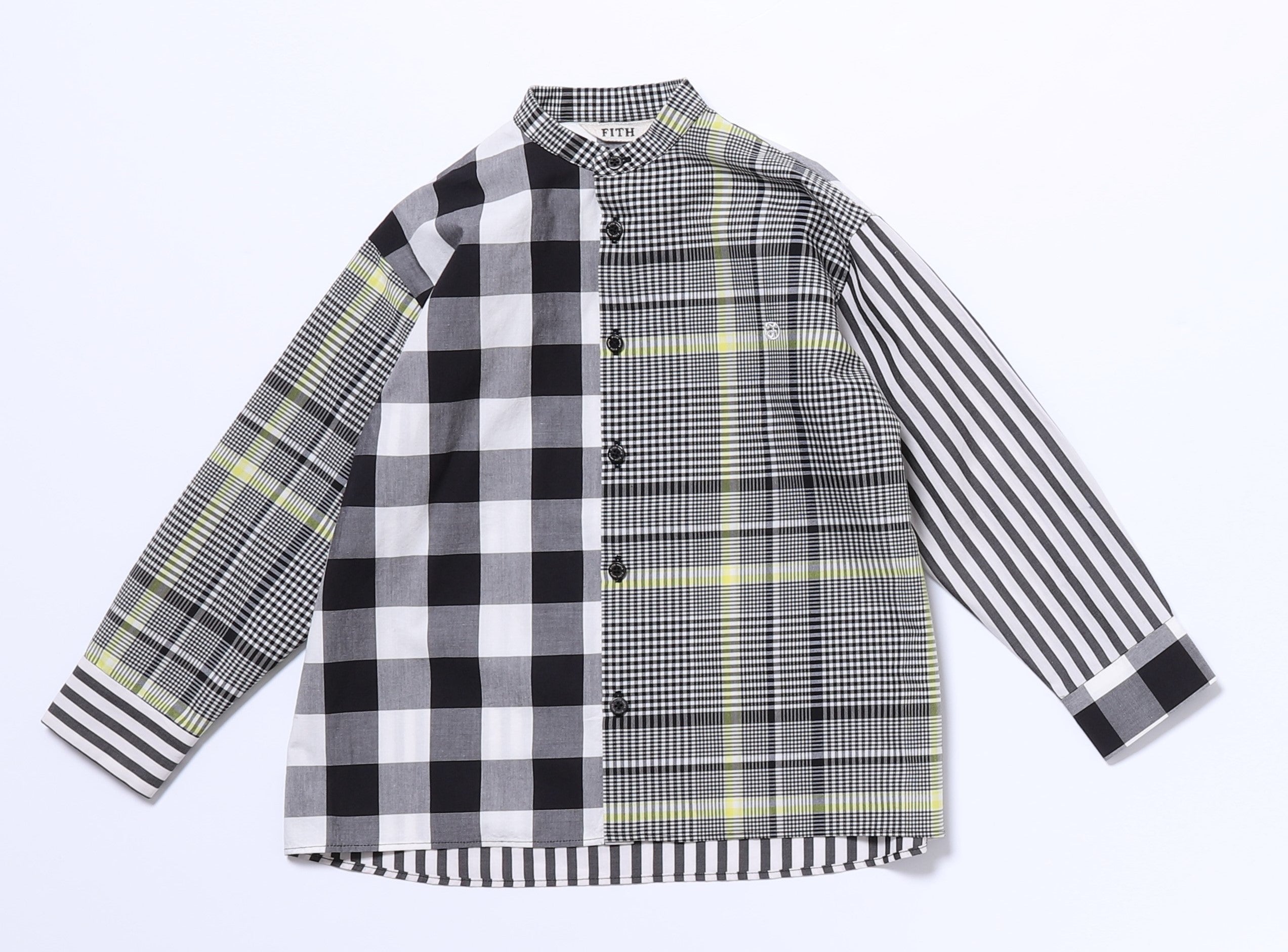 Boys Black Check Shirt