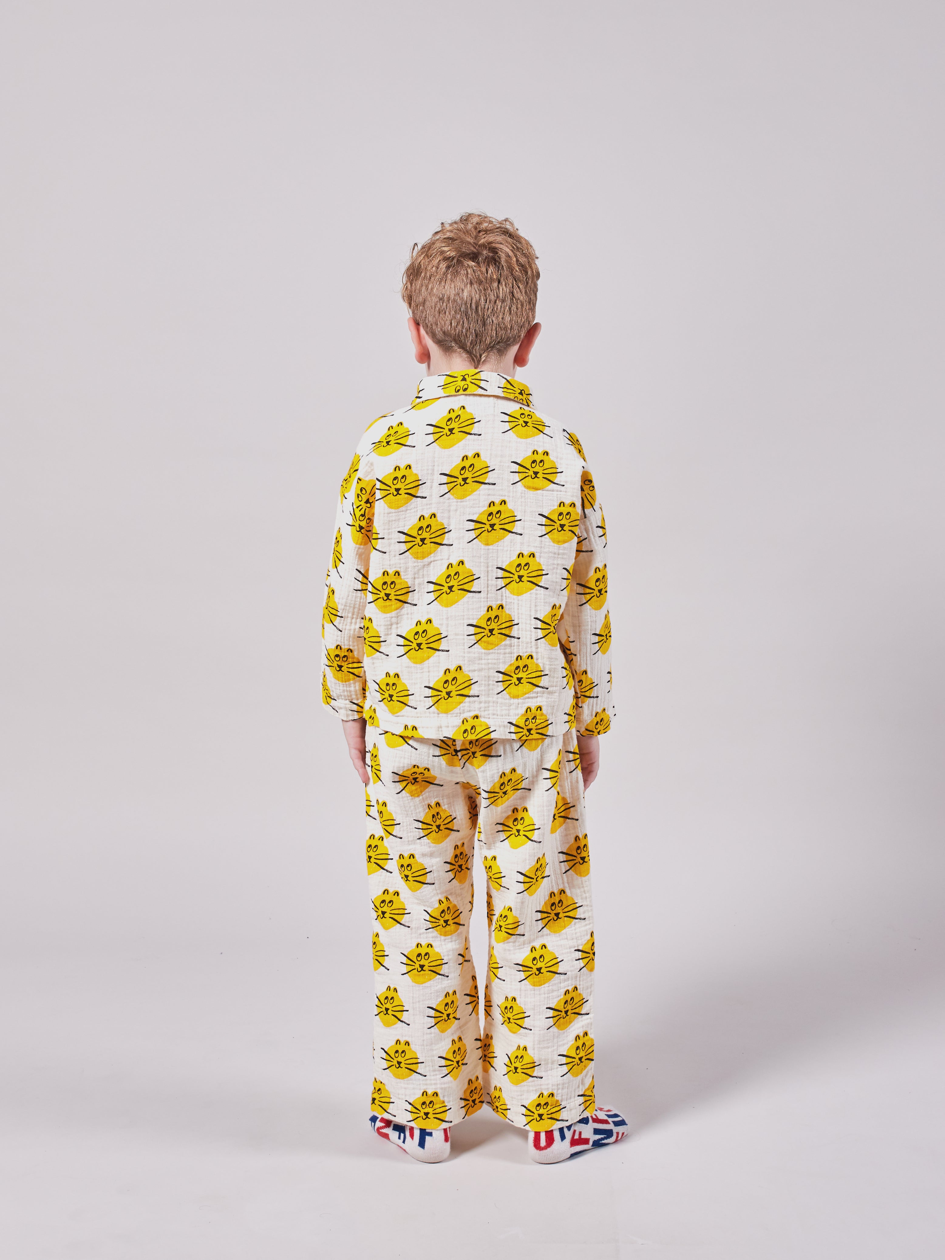 Boys & Girls High-Rise Cats Nightwear