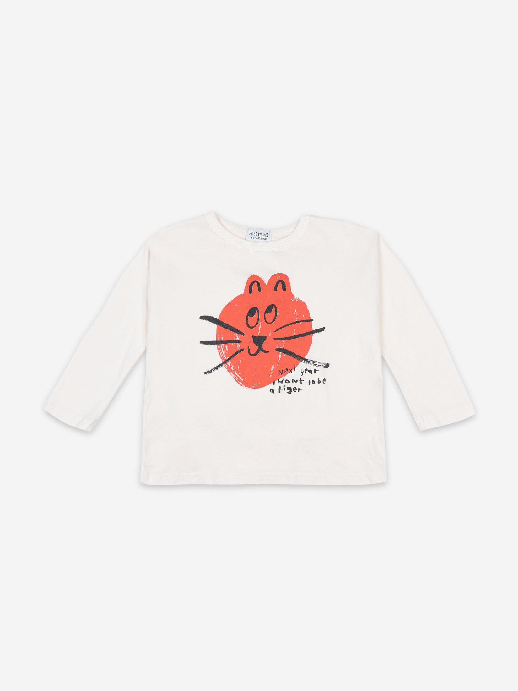 Boys & Girls Cream Tan Cat T-Shirt