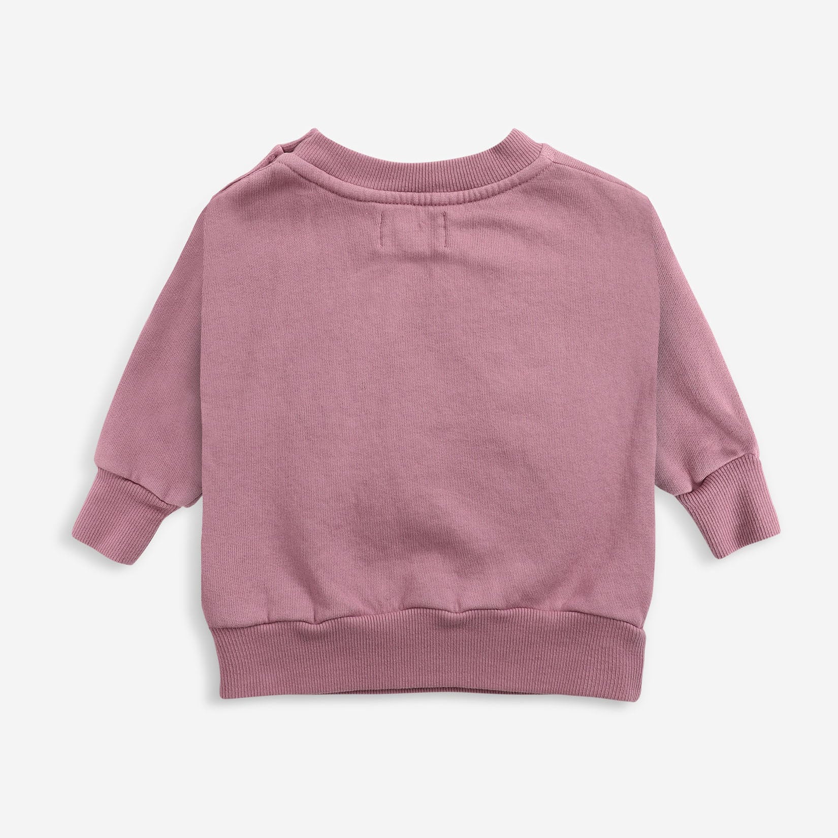 Baby Boys & Girls Pink Printed Cotton Sweatshirt