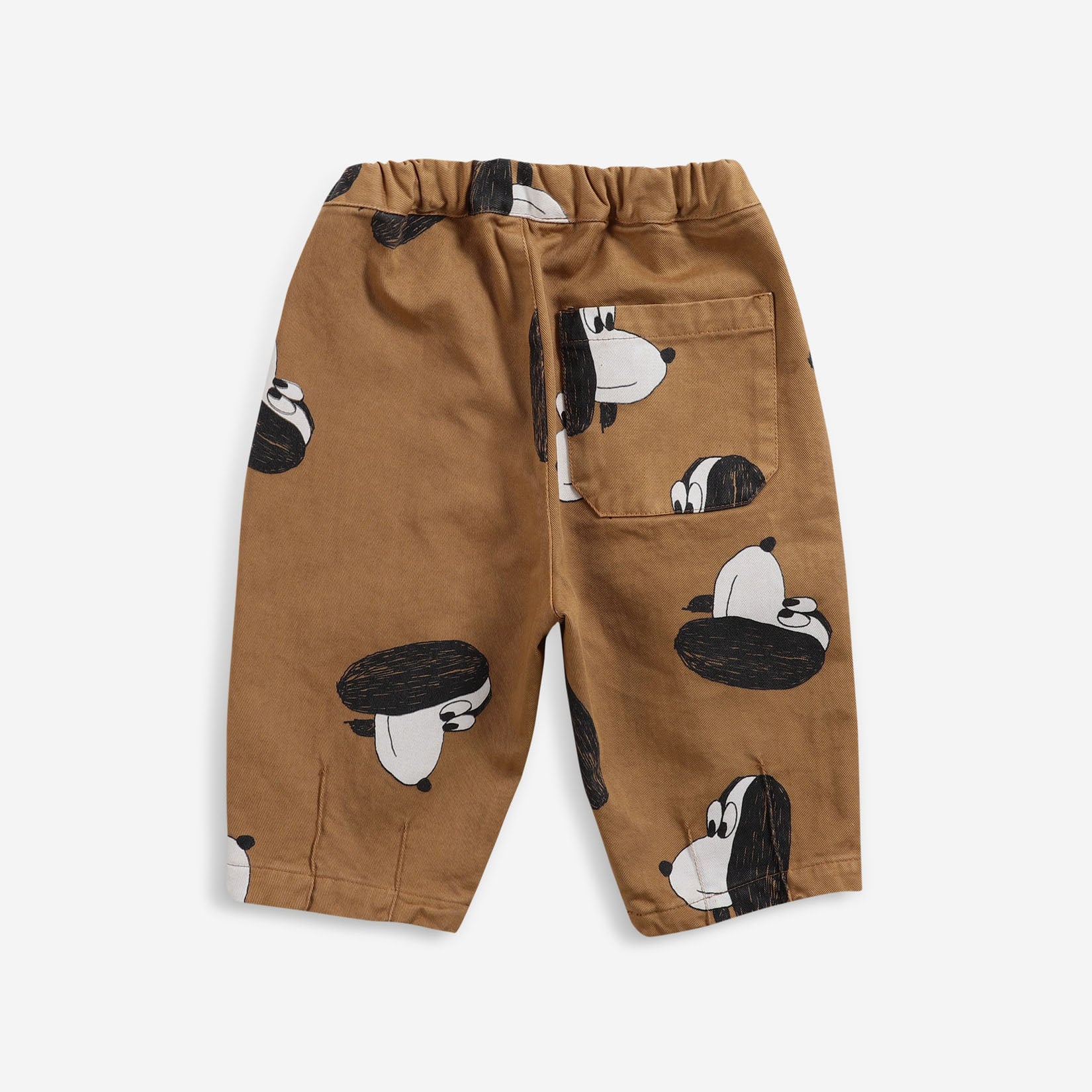 Baby Boys & Girls Brown Printed Trousers