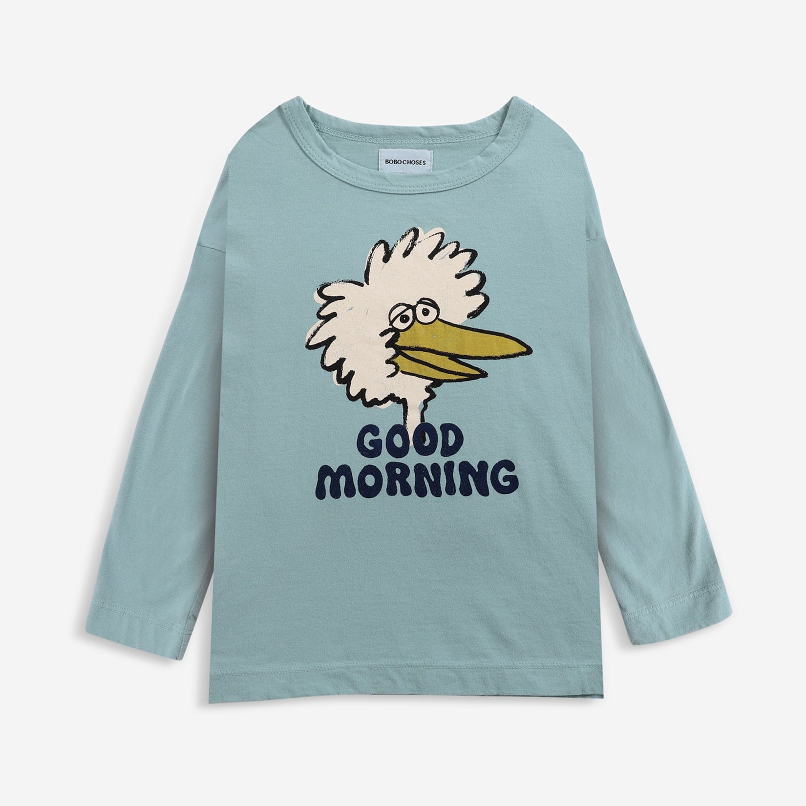 Boys & Girls Blue Birdie Cotton T-Shirt