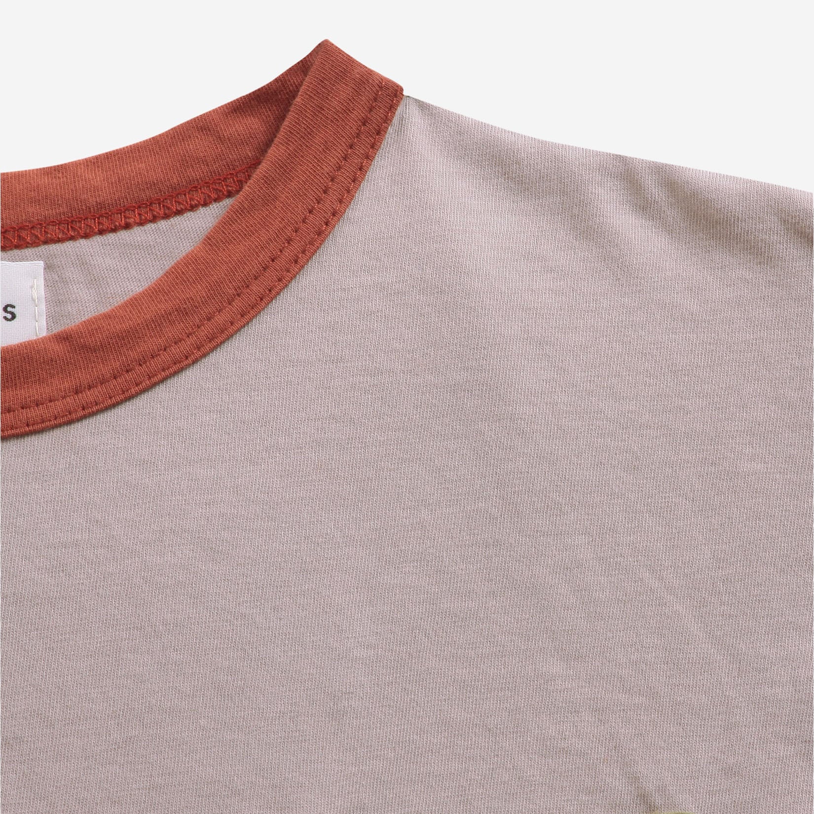 Boys & Girls Grey Cotton T-Shirt