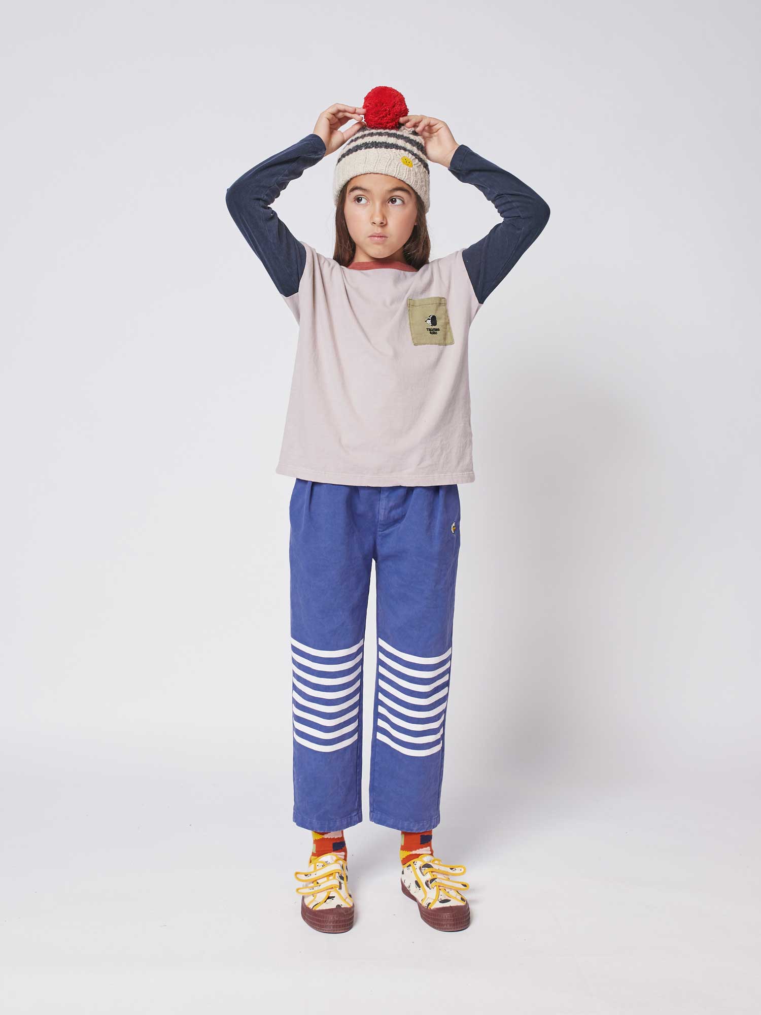 Boys & Girls Grey Cotton T-Shirt