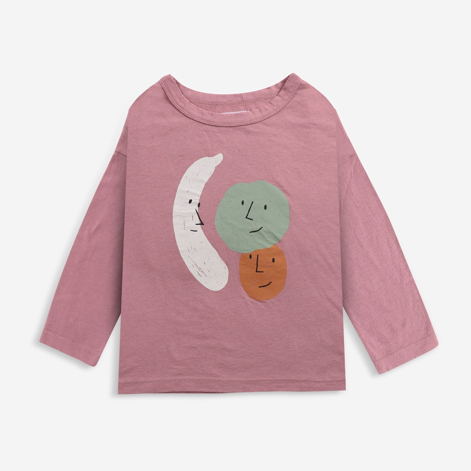 Boys & Girls Pink Printed Cotton T-Shirt