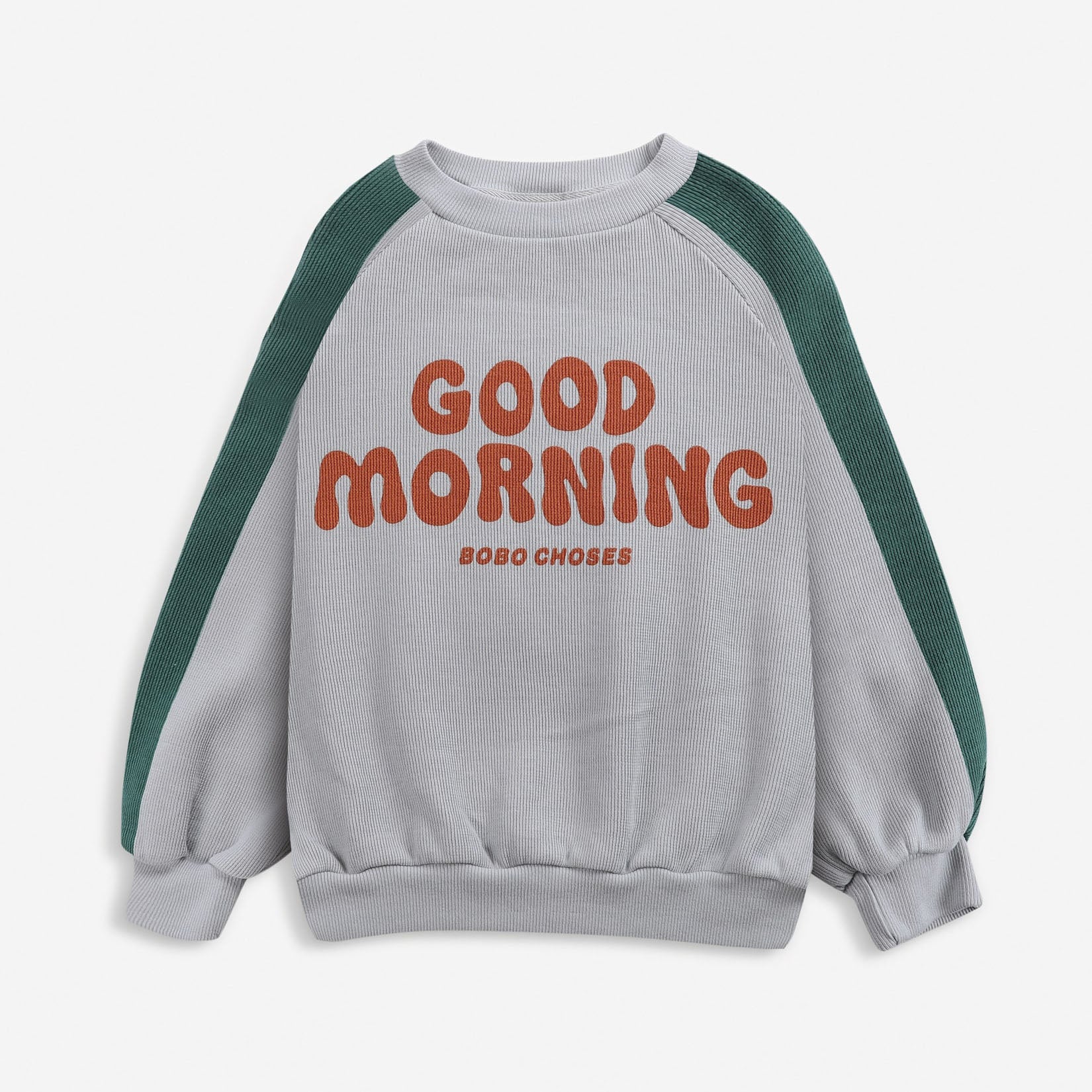 Boys & Girls Grey Logo Cotton Sweatshirt