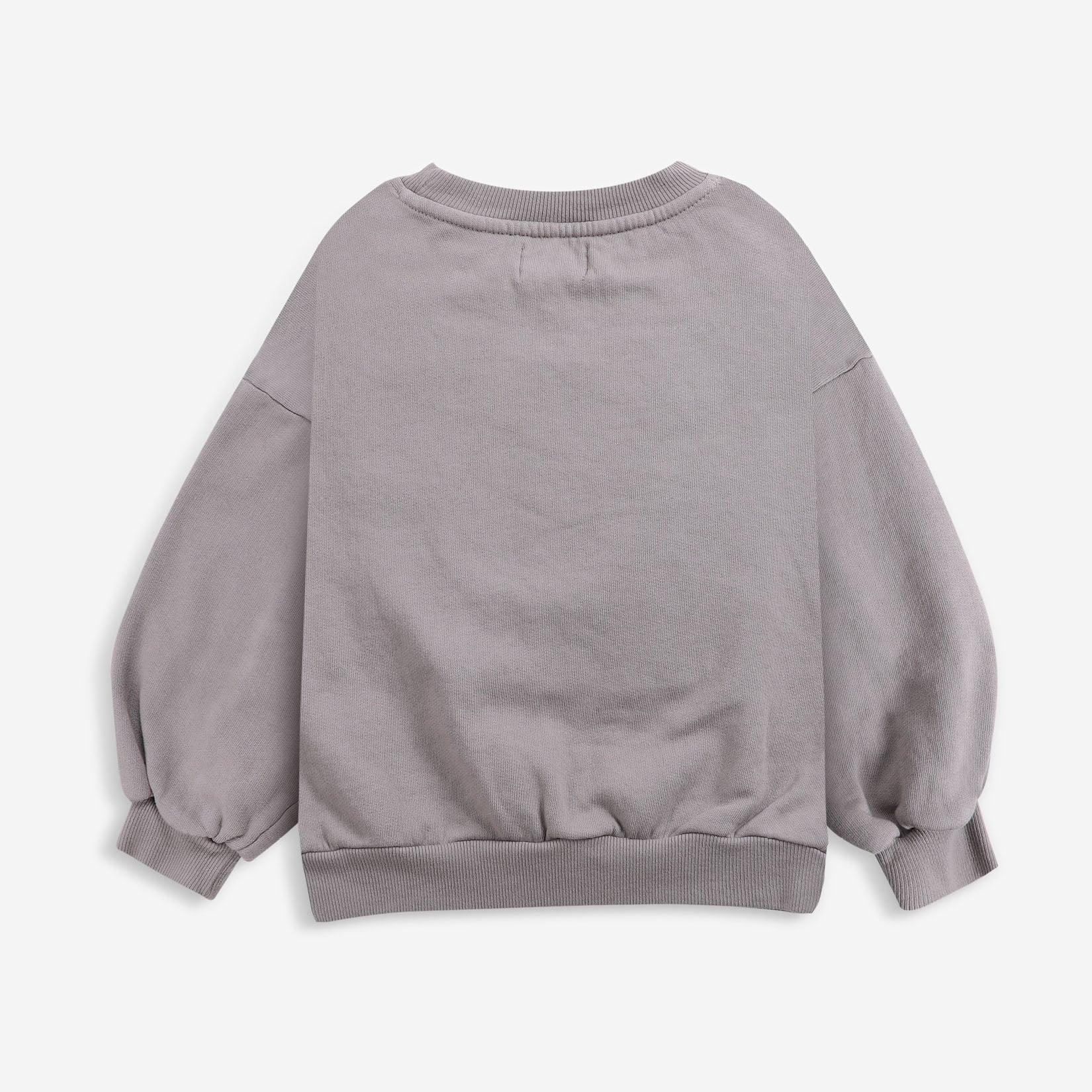 Boys & Girls Grey Logo Cotton Sweatshirt