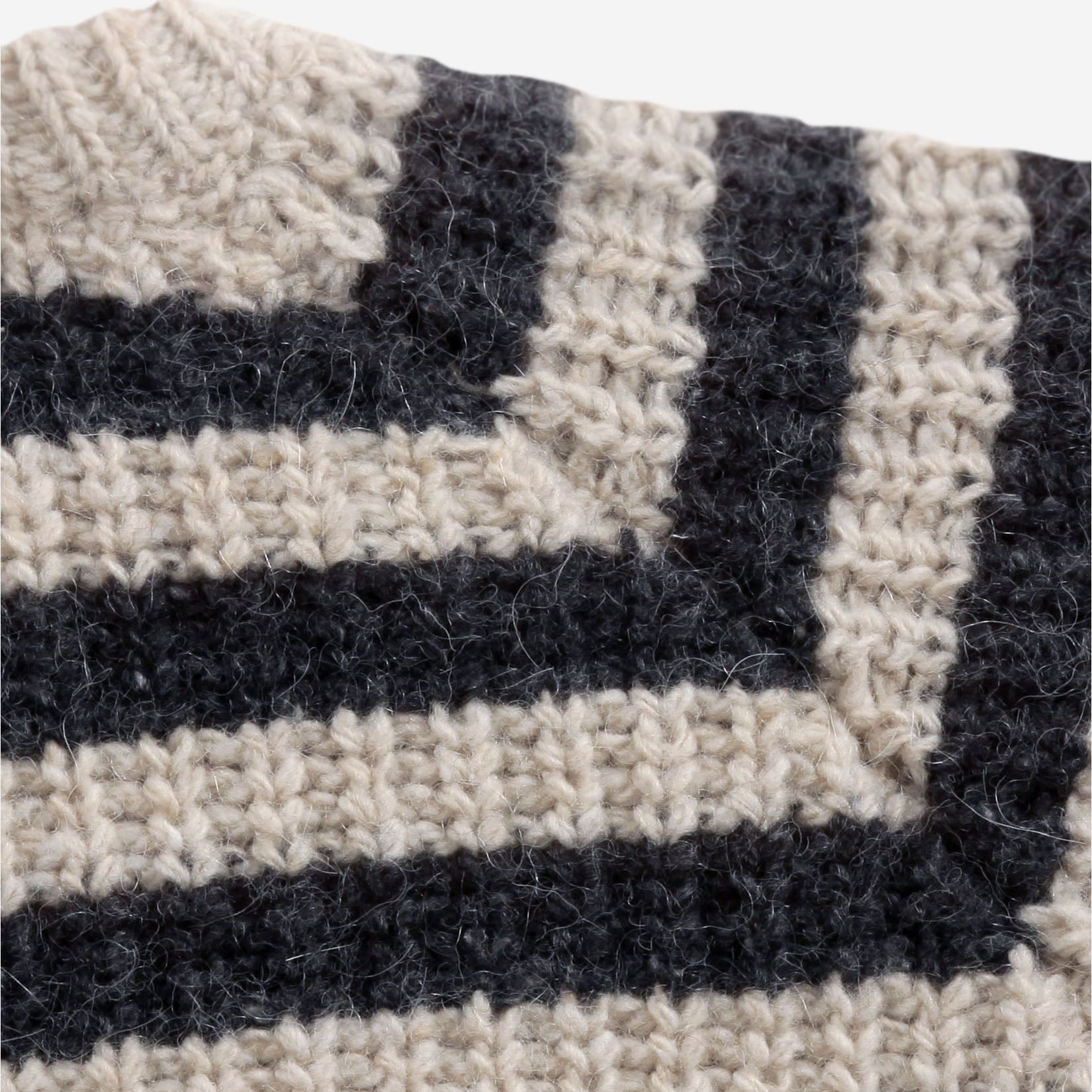 Boys & Girls Black Stripes Wool Sweater