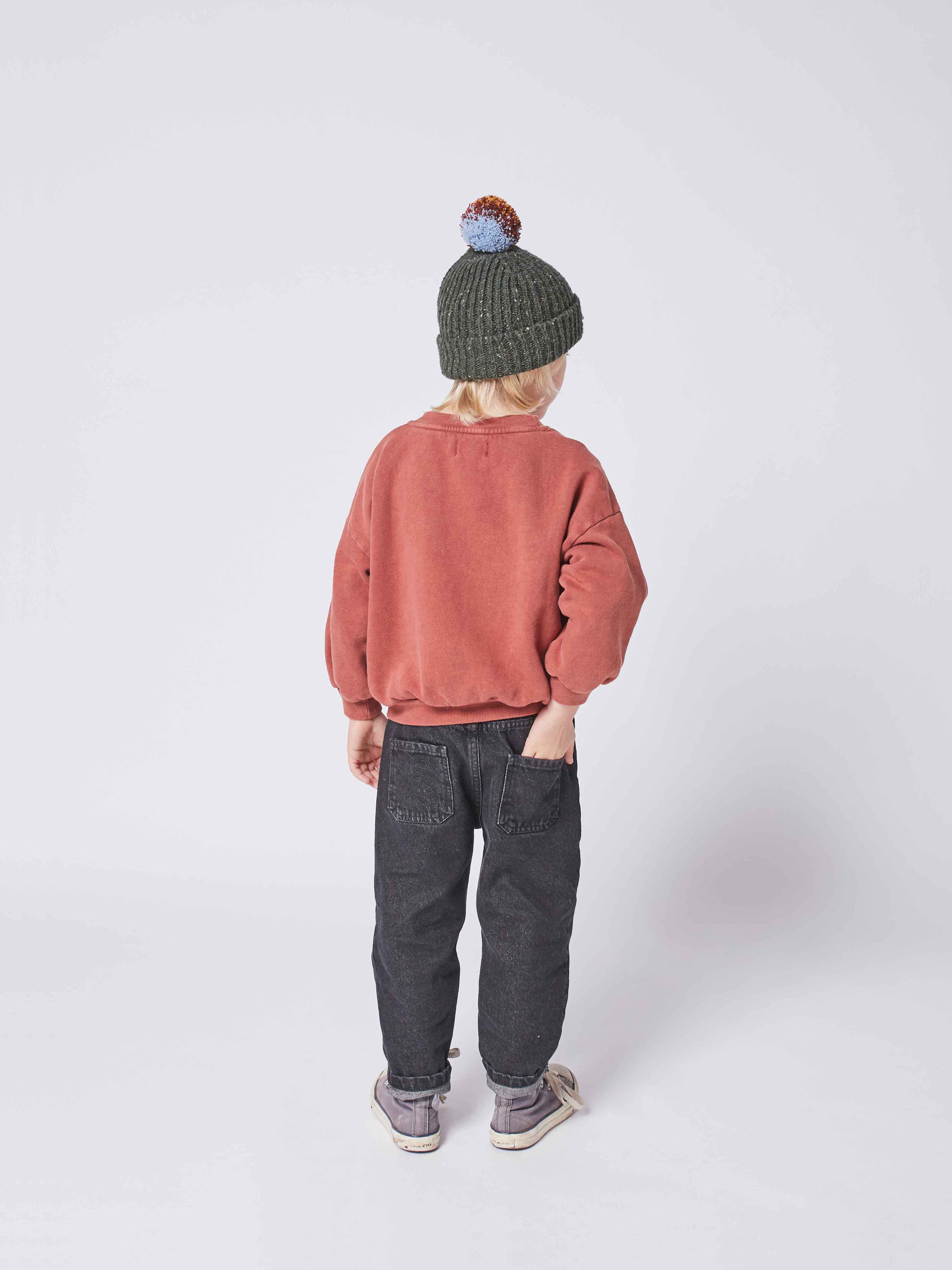 Boys & Girls Grey Denim Trousers