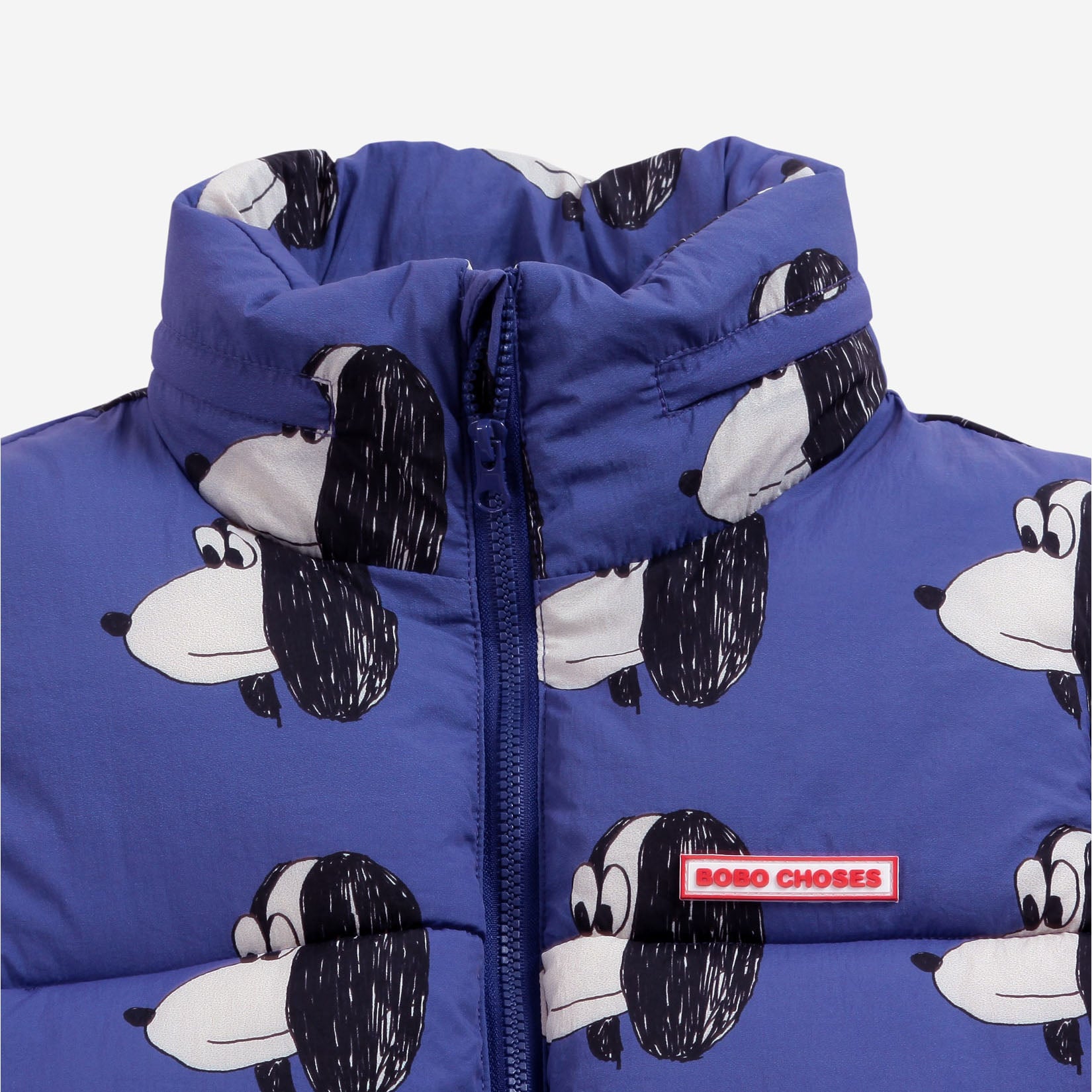 Boys & Girls Blue Printed Removable Jacket