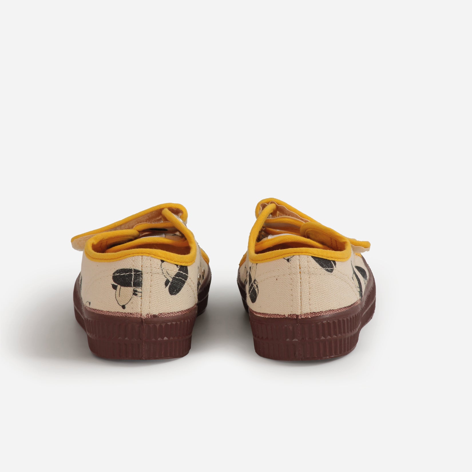 Boys & Girls Beige Printed Shoes