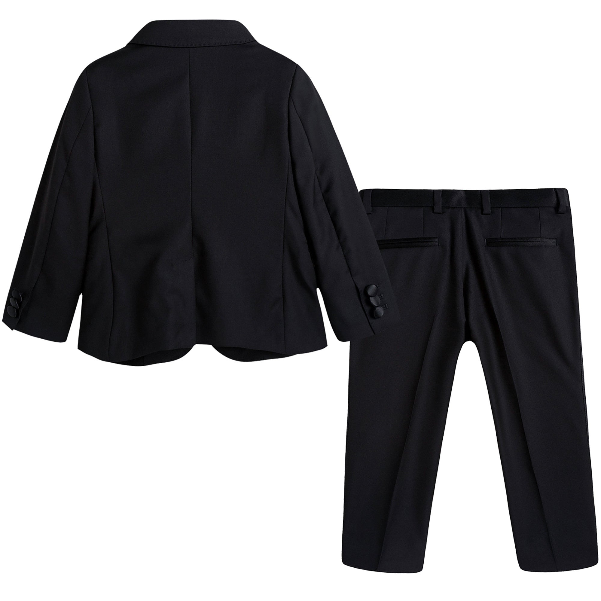 Boys Black Wool & Silk Suits - CÉMAROSE | Children's Fashion Store - 2