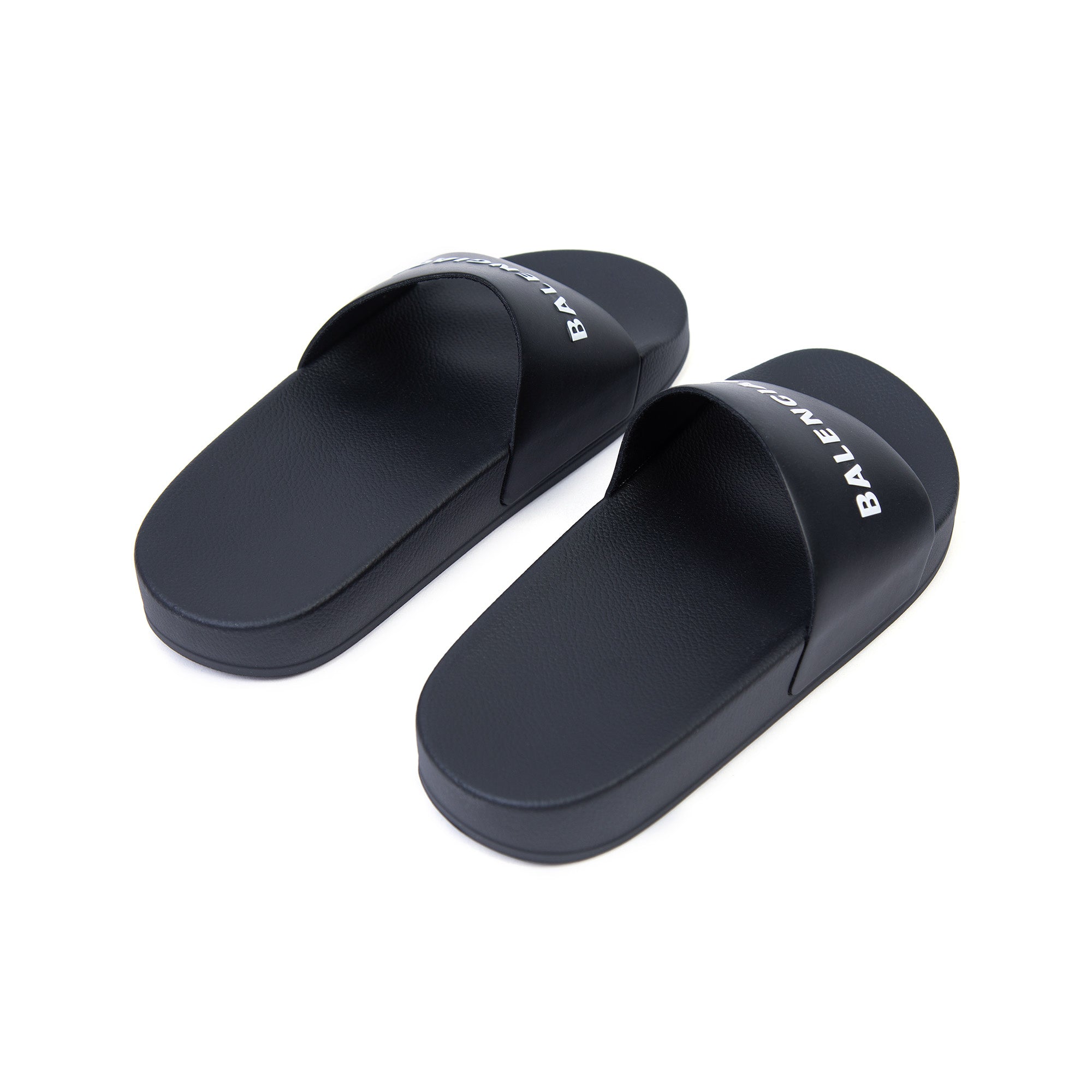 Boys & Girls Black Logo Sandals