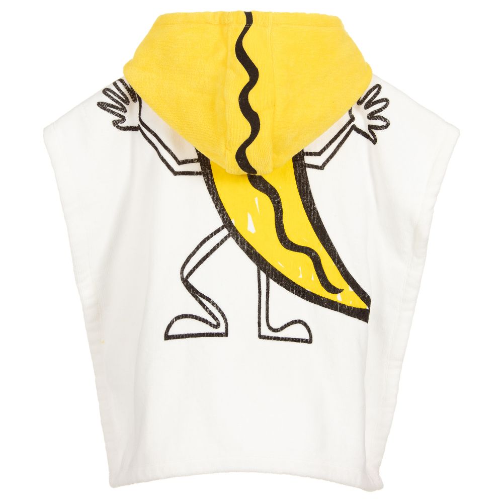 Boys White & Yellow Bath Towel