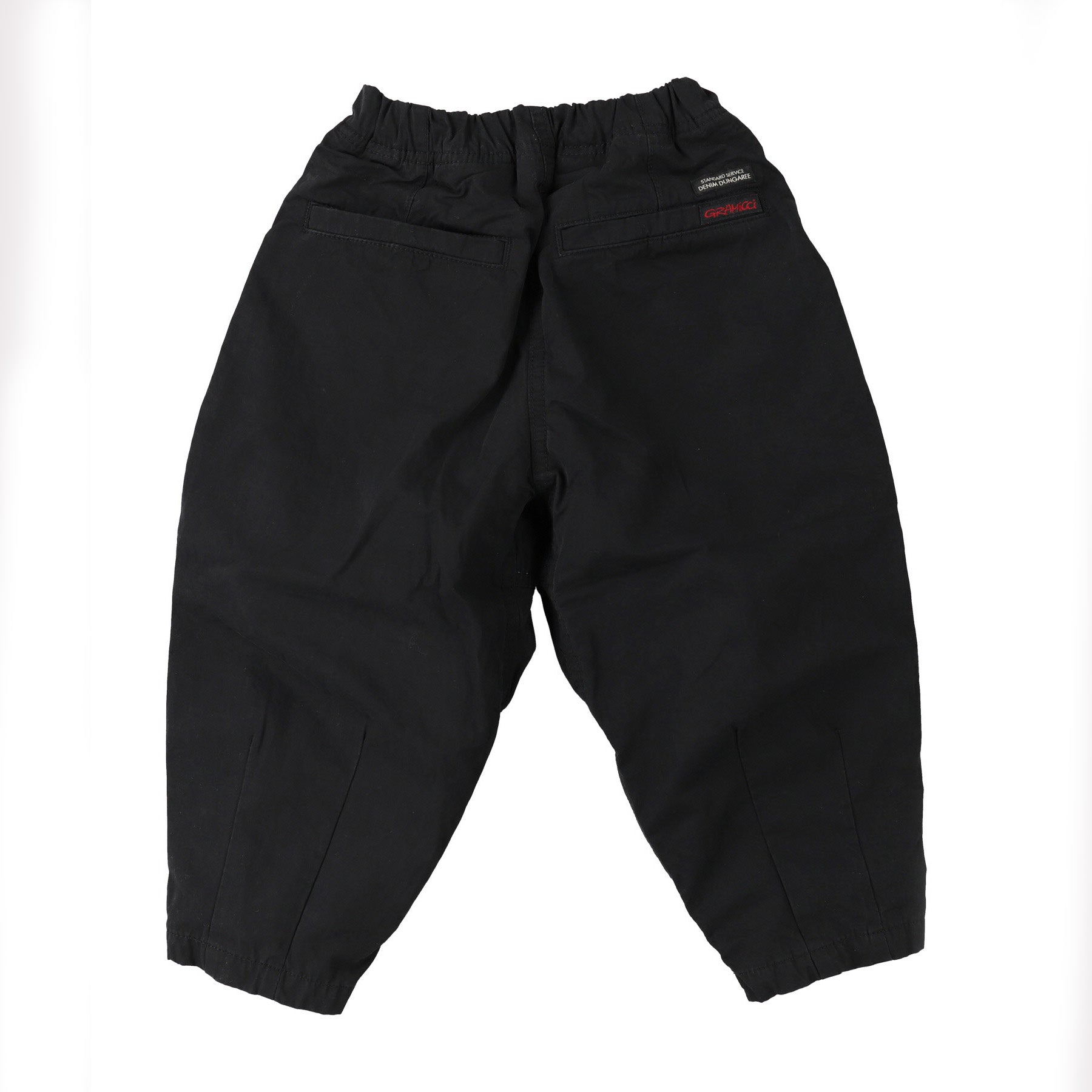 Boys & Girls Black Cotton Trousers