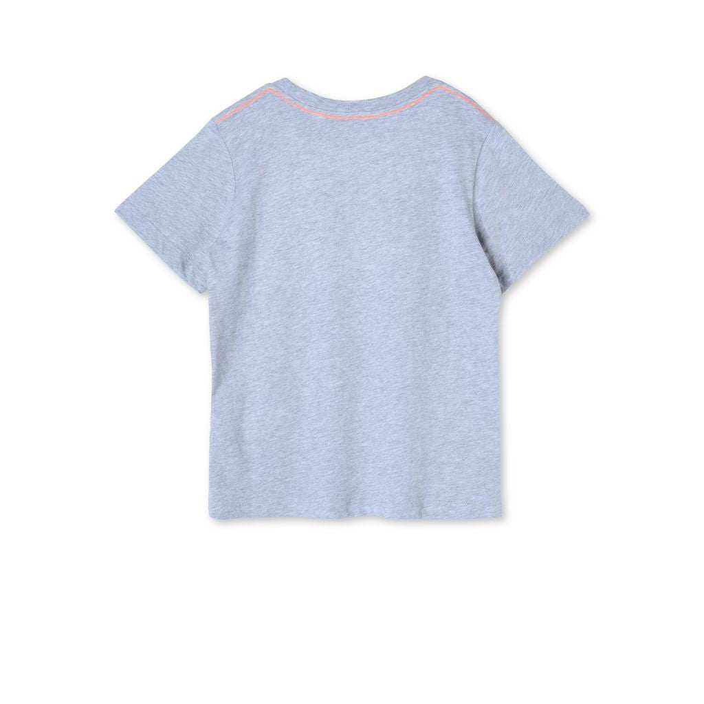 Boys Grey Arrow Logo T-Shirt - CÉMAROSE | Children's Fashion Store - 2