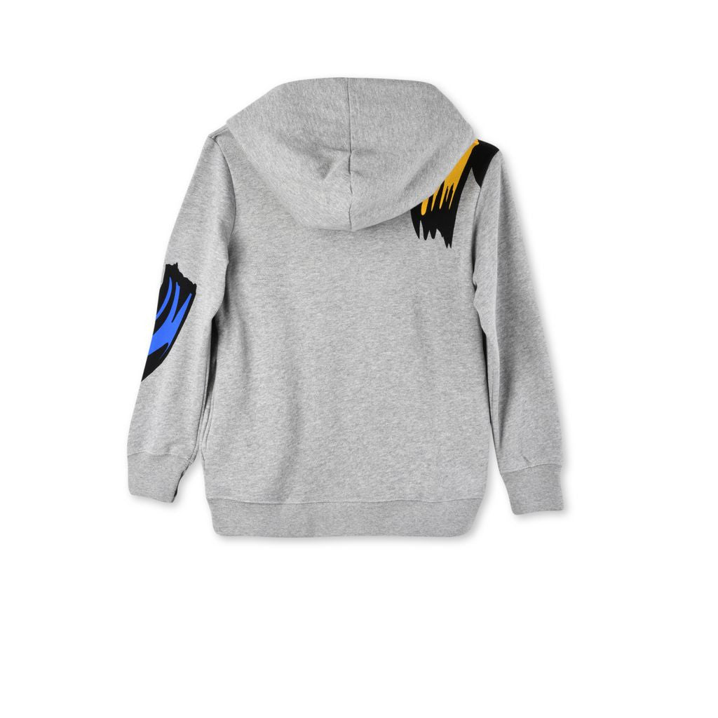 Boys Grey Paint Strokes Heath Sweatshirt