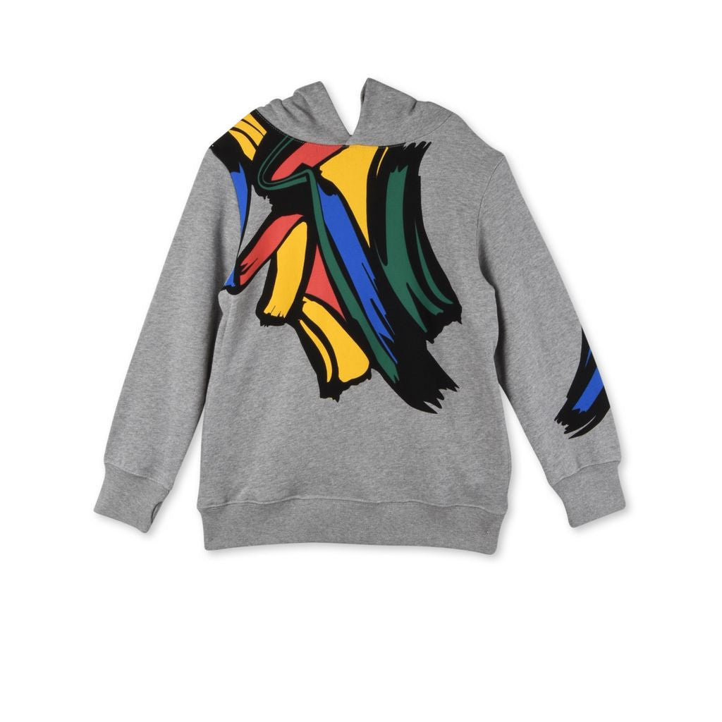 Boys Grey Paint Strokes Heath Sweatshirt