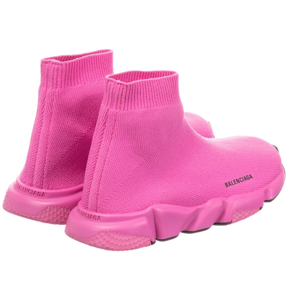 Boys & Girls Pink Speed Logo Shoes