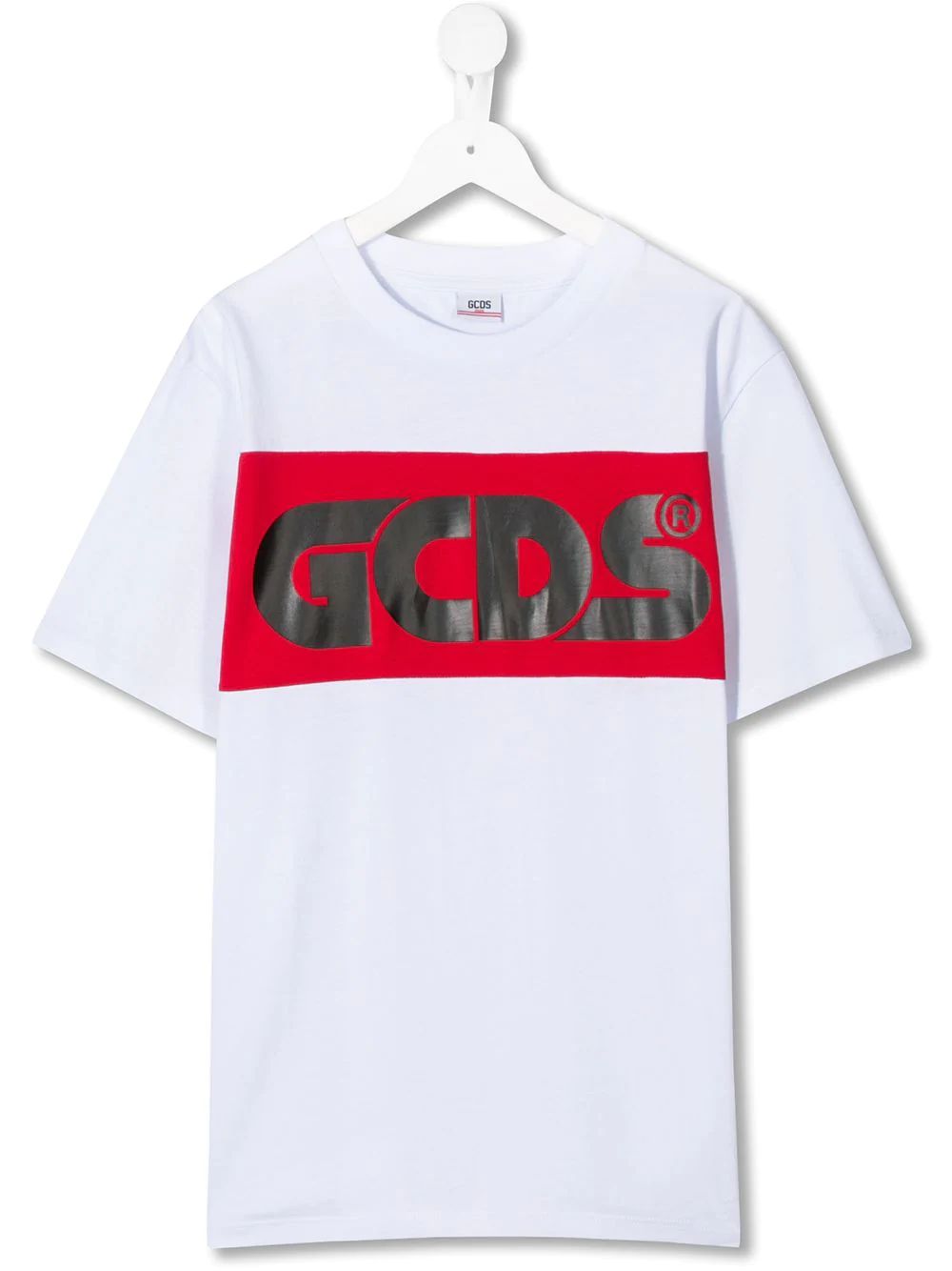 Boys & Girls White Logo Cotton T-shirt