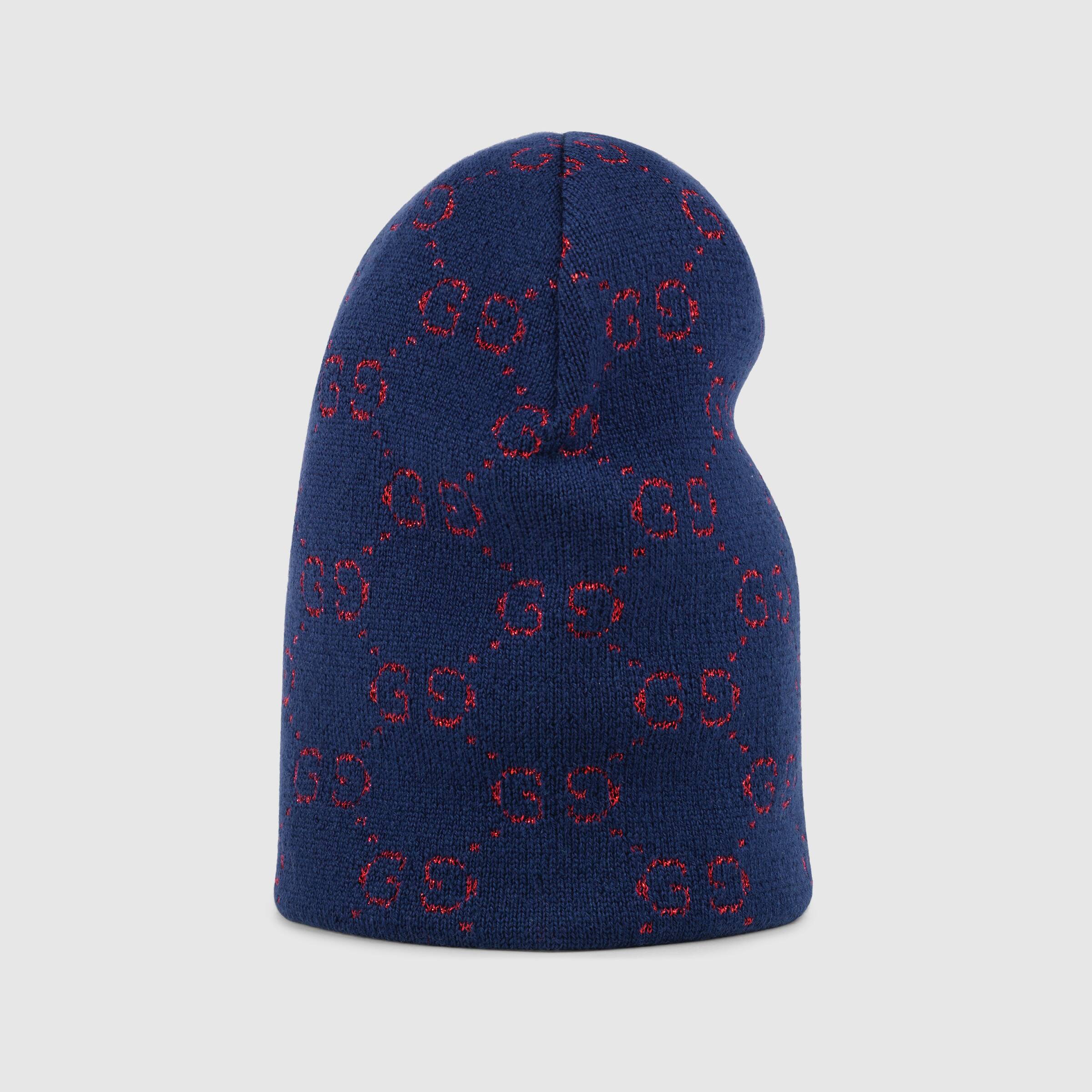 Boys & Girls Navy GG Cotton Hat