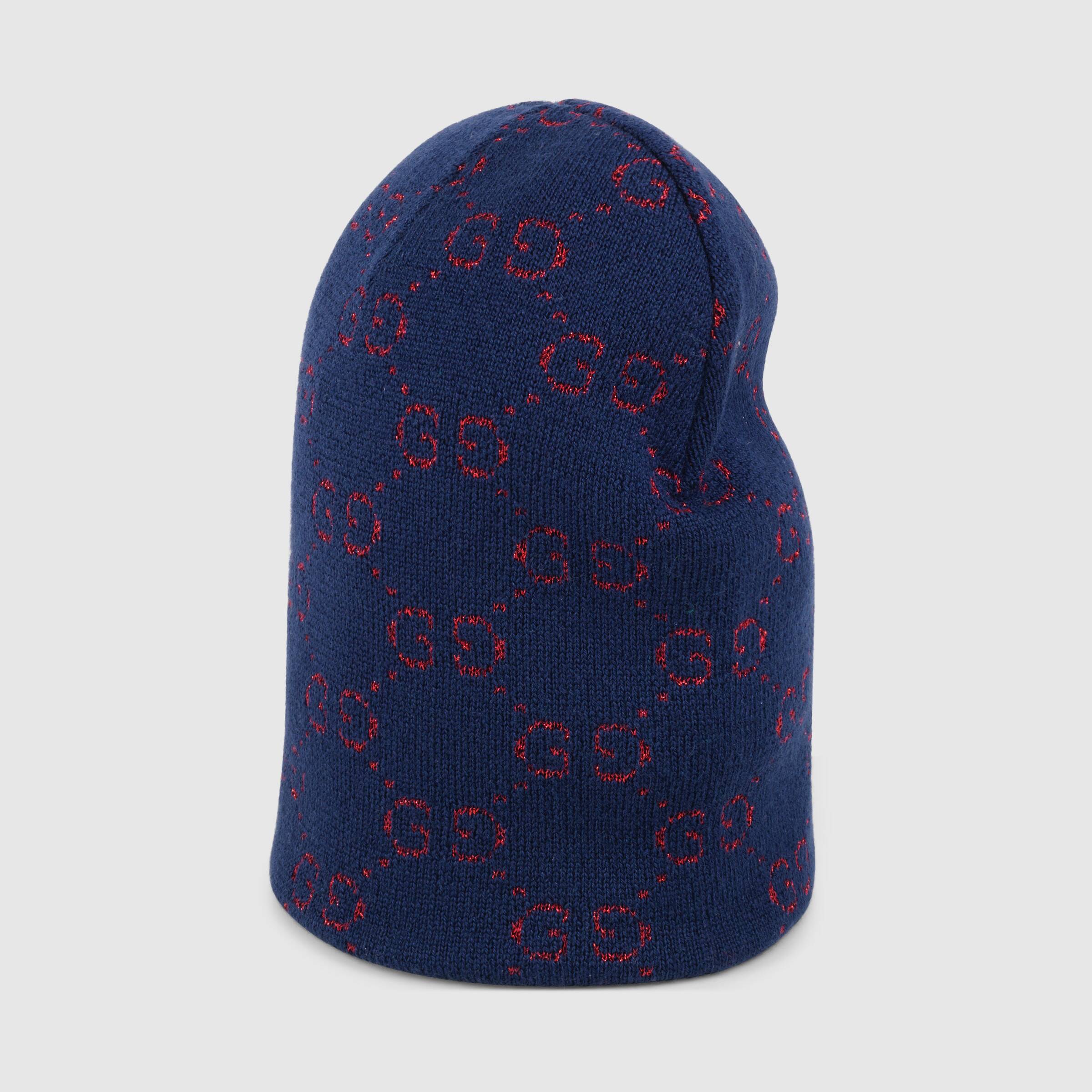 Boys & Girls Navy GG Cotton Hat