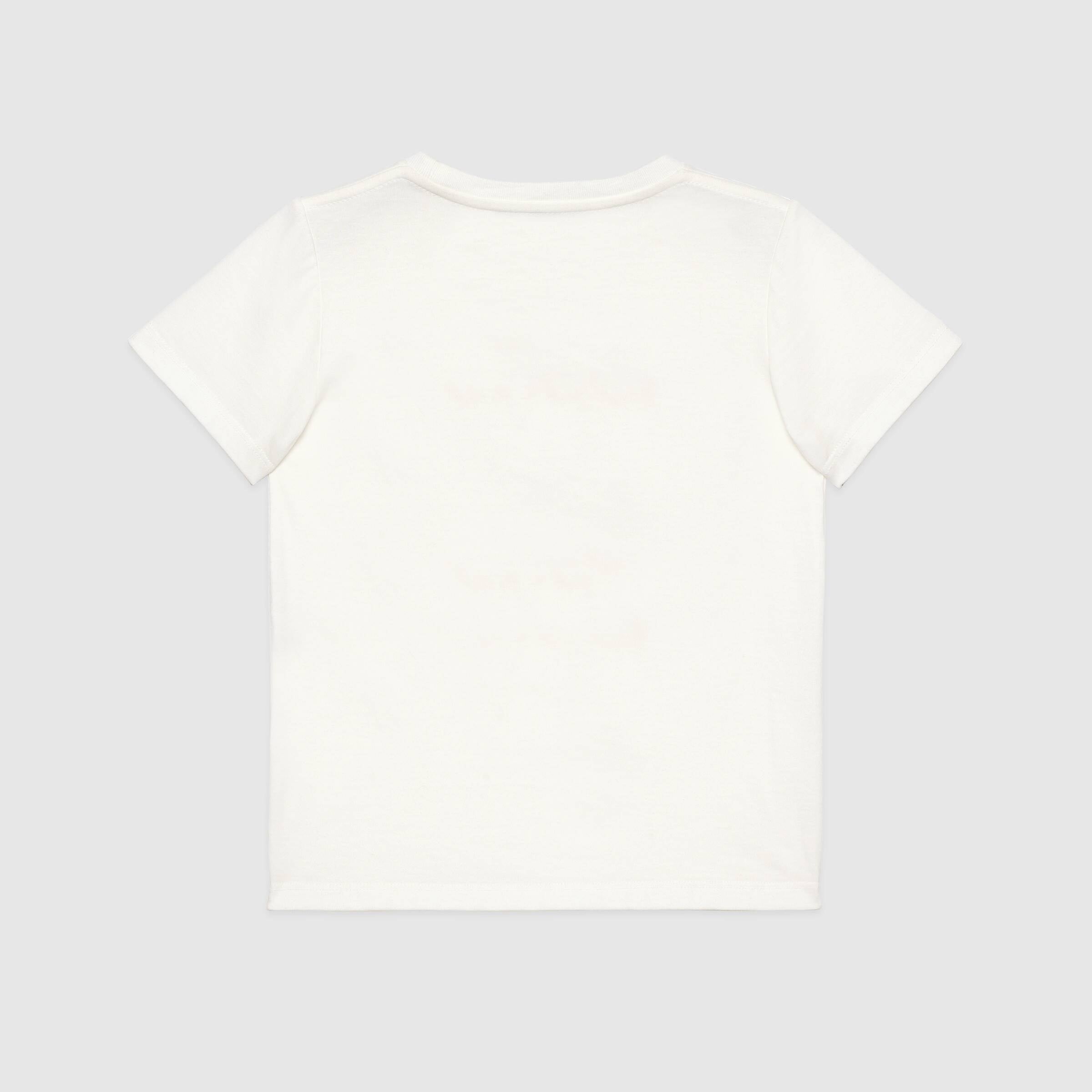 Boys & Girls White Logo Cotton T-shirt