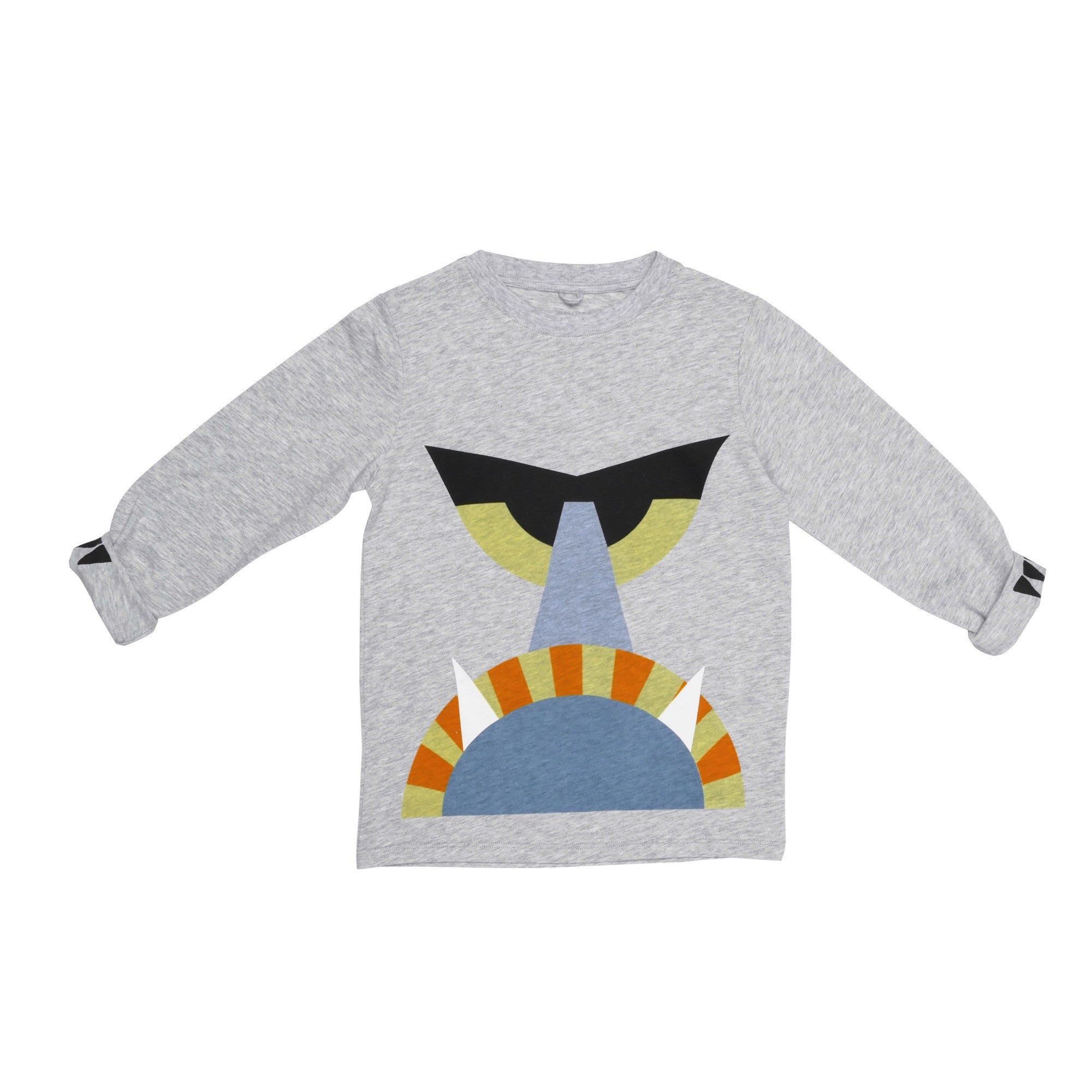 Boys Grey Fancy Printed 'Barley' T-Shirt - CÉMAROSE | Children's Fashion Store