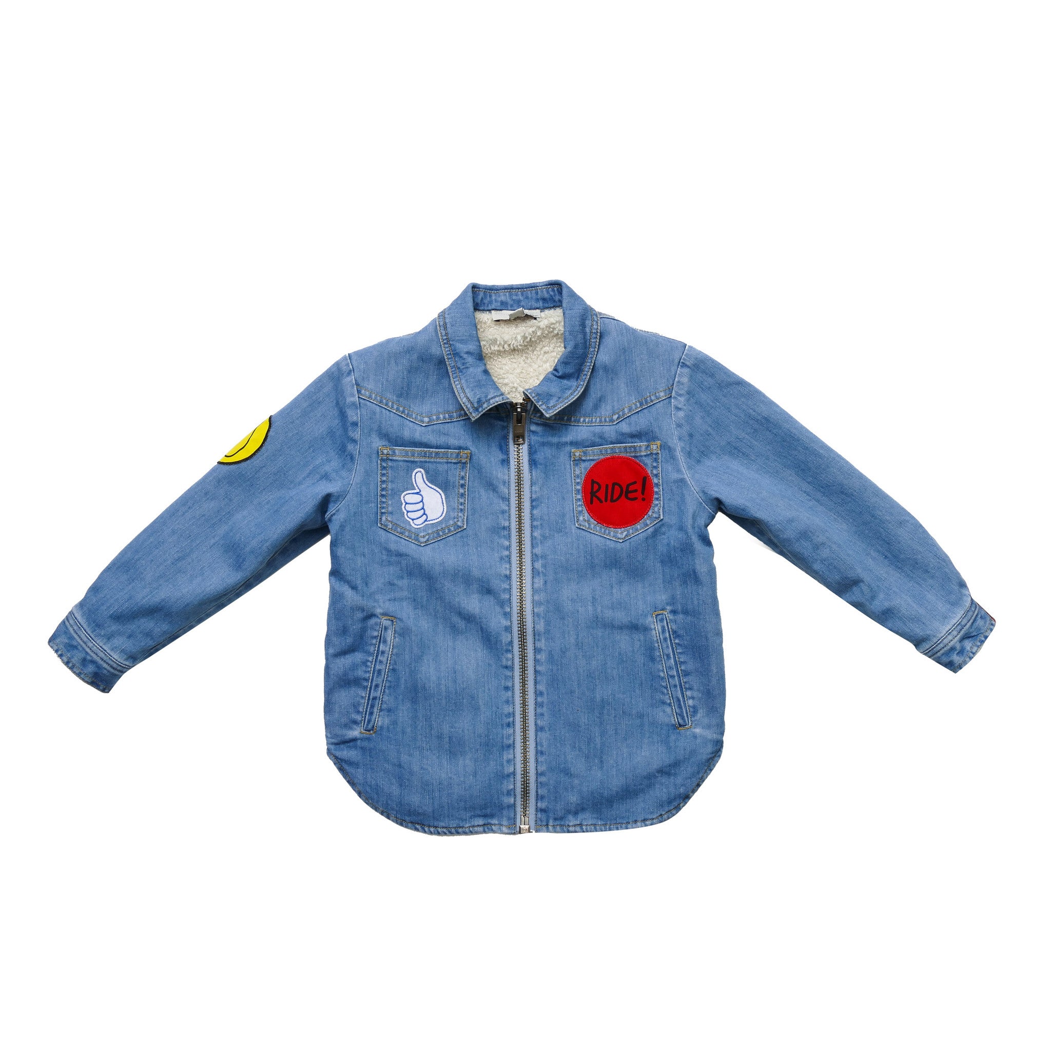 Boys & Girls Blue Denim 'Merle' Shirt - CÉMAROSE | Children's Fashion Store