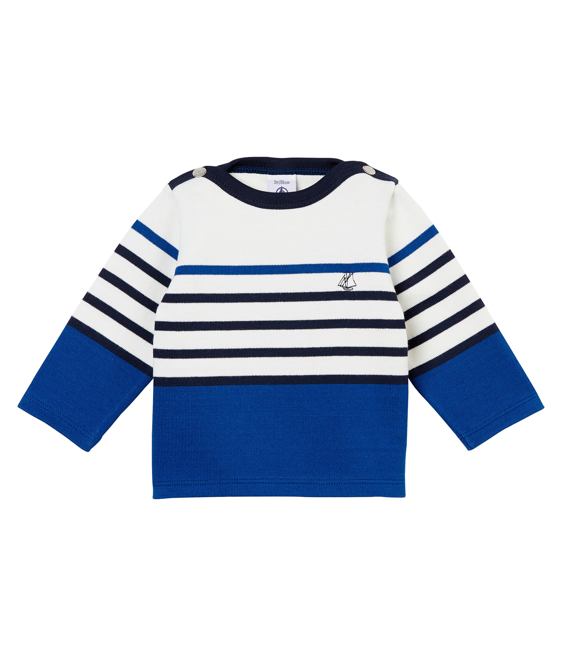 Baby Boys Blue & White T-shirt