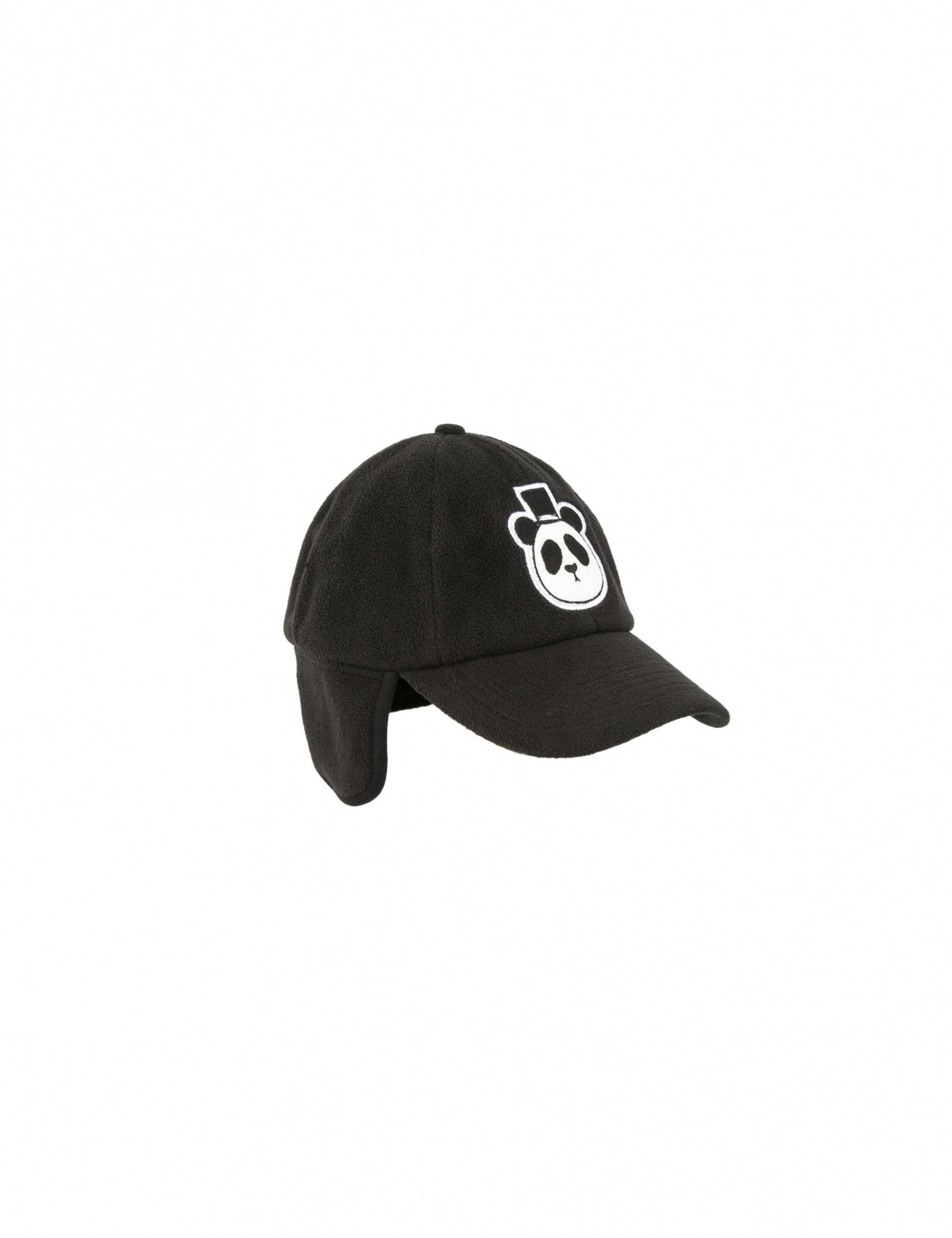 Boys&Girls Fleece Black Cap - CÉMAROSE | Children's Fashion Store