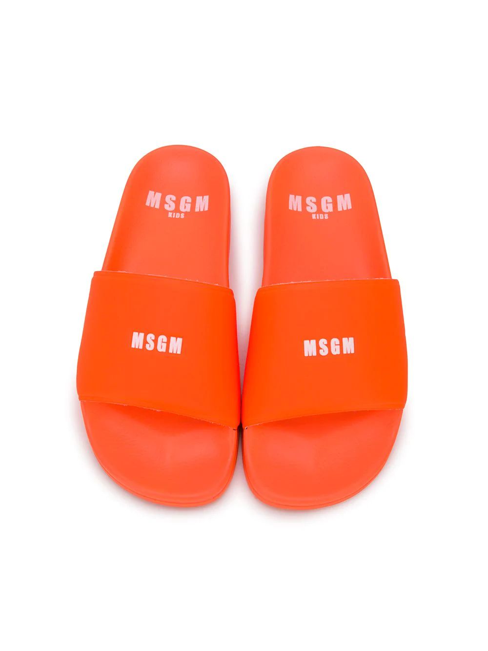 Boys & Girls Orange Logo Sandals