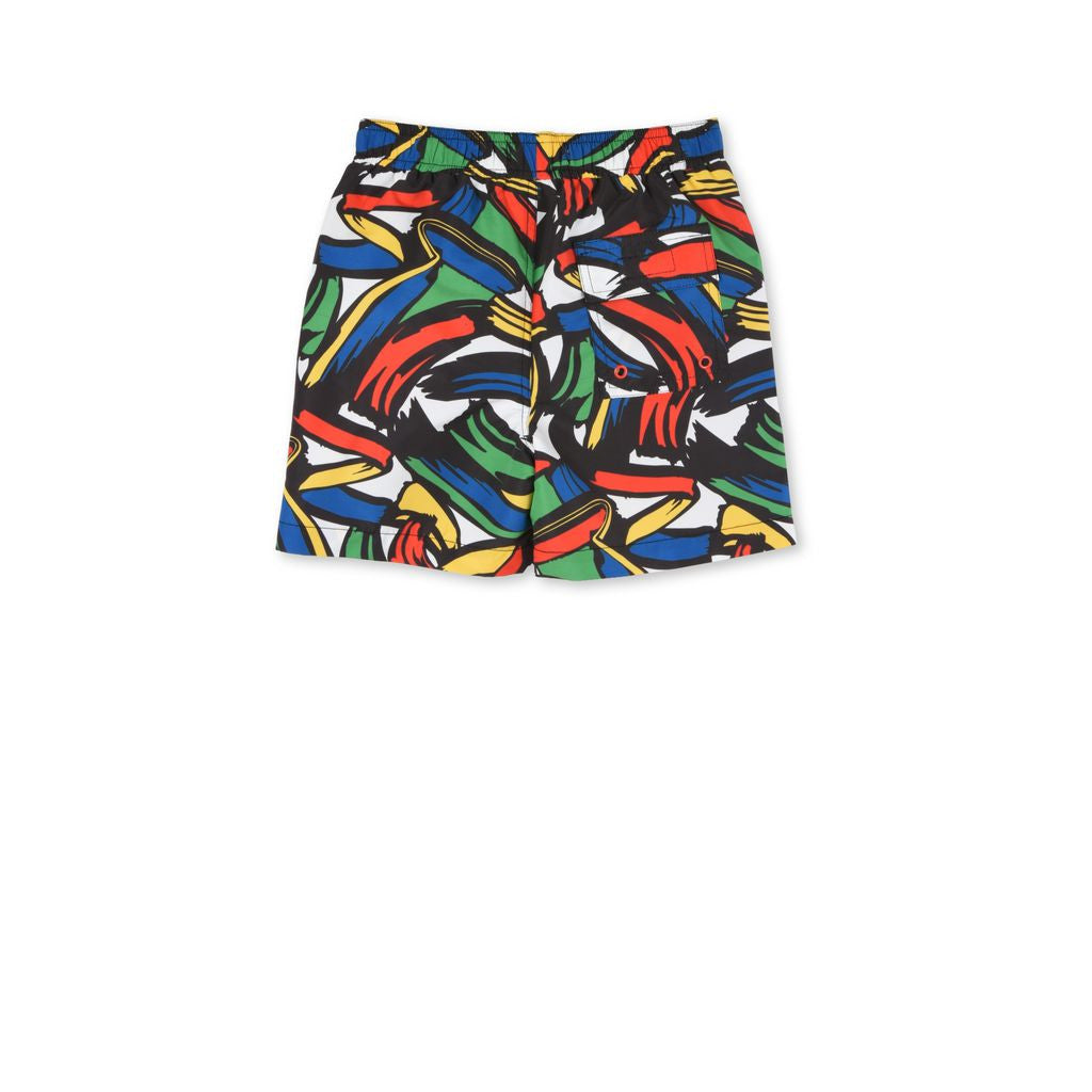 Boys Paint Strokes Taylor Swim Shorts - CÉMAROSE | Children's Fashion Store - 1