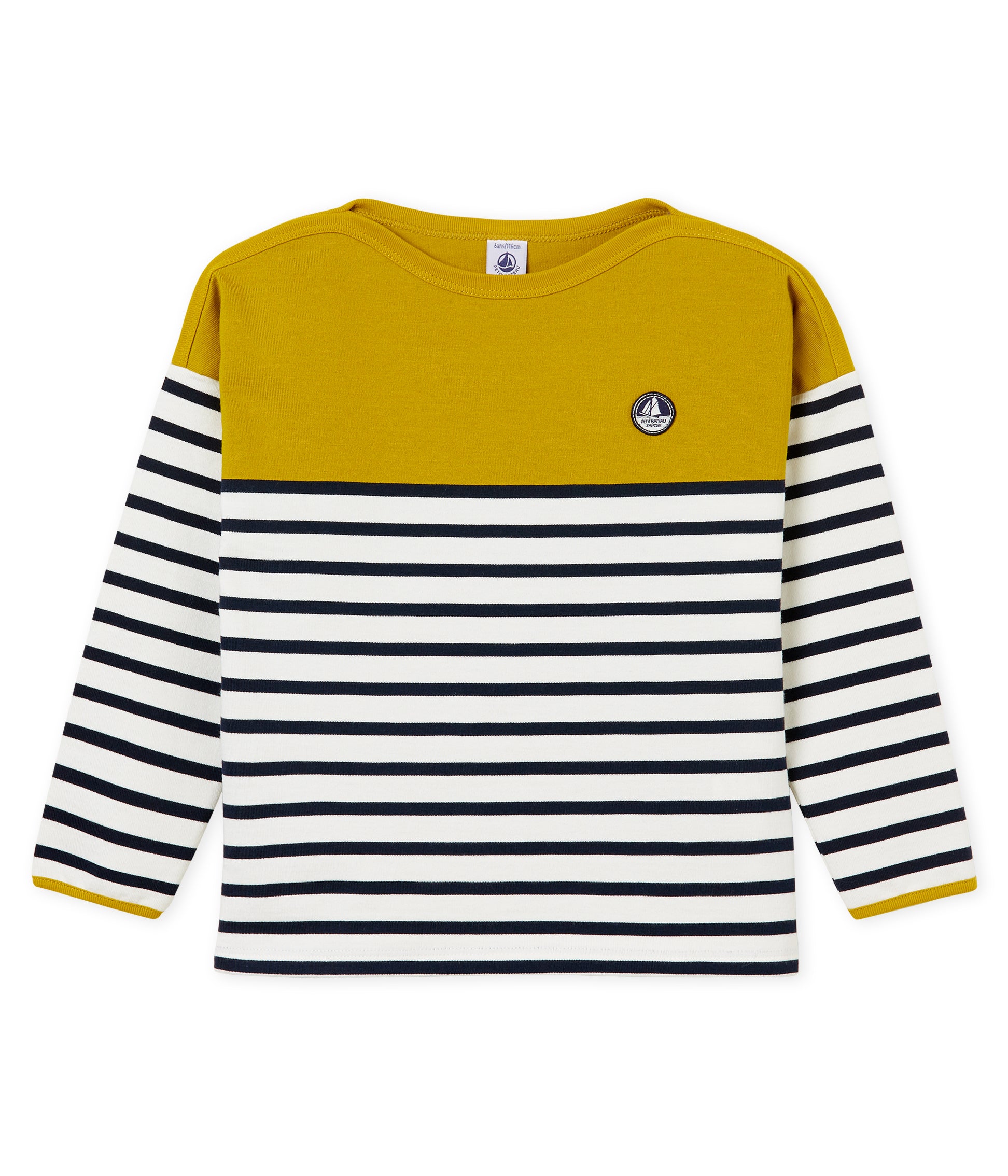 Boys & Girls Yellow Stripes T-shirt