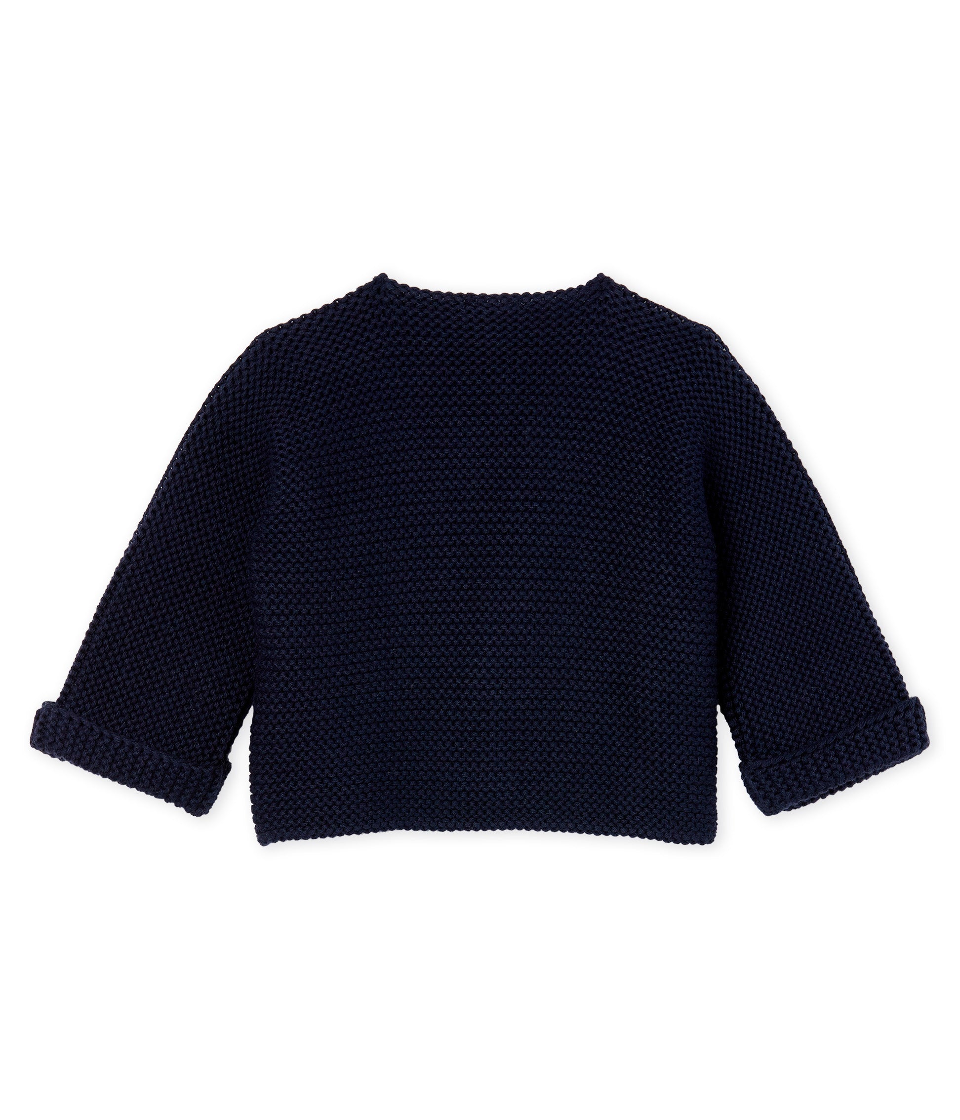 Baby Boys Navy Cotton Cardigan