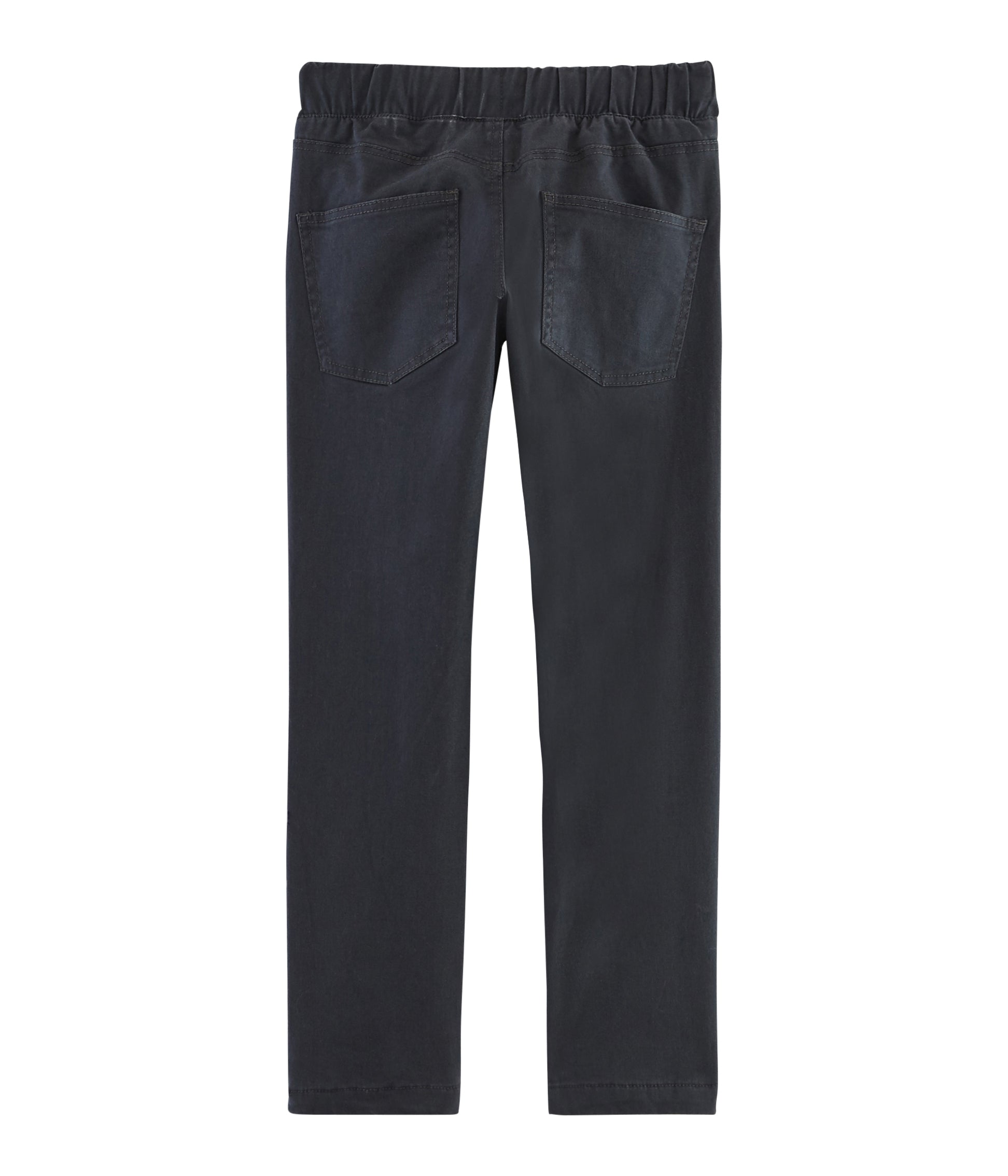 Boys Blue Drawstring Cotton Trousers