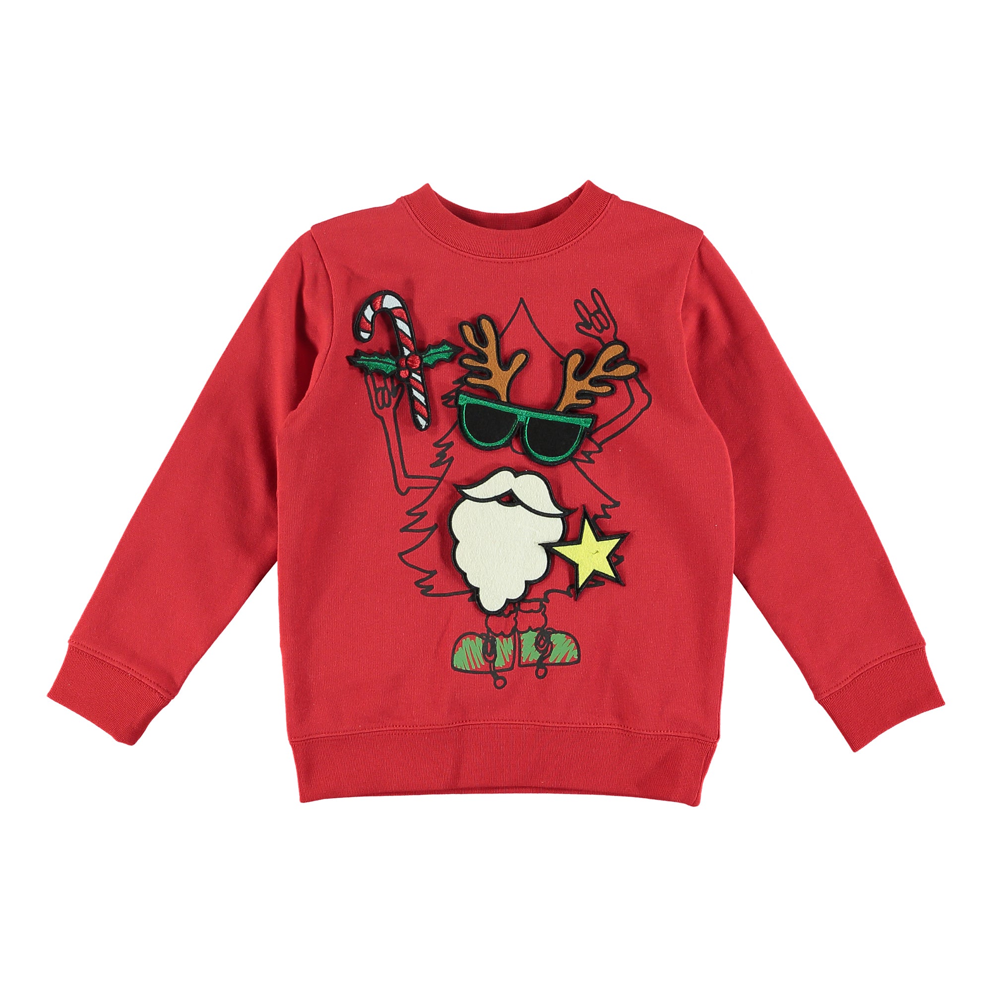 Boys Parrot Red Cotton Sweater