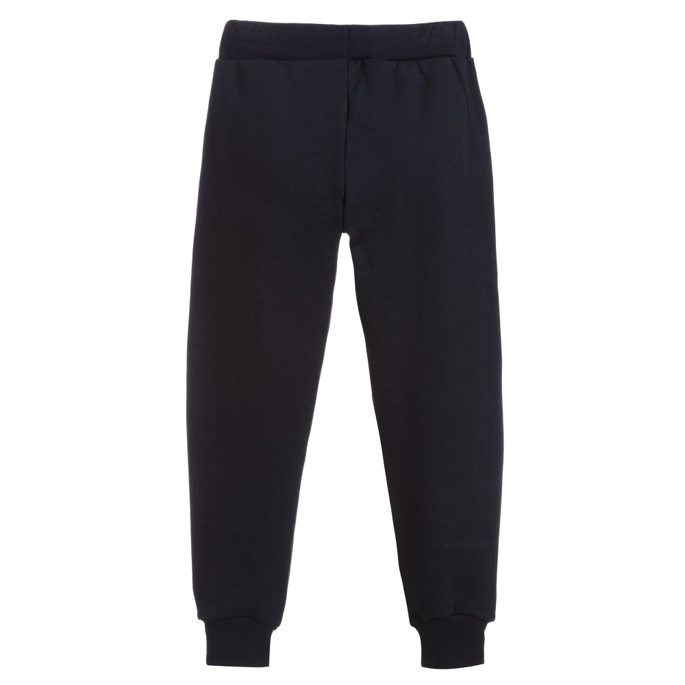 Boys Blue Cotton Sweatpants