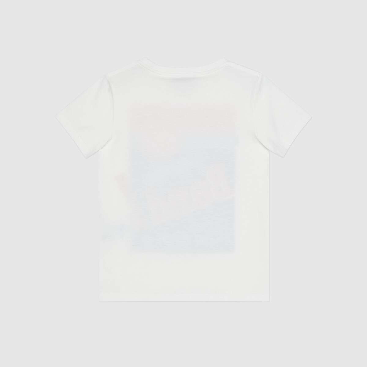 Boys & Girls White Cotton T-Shirt