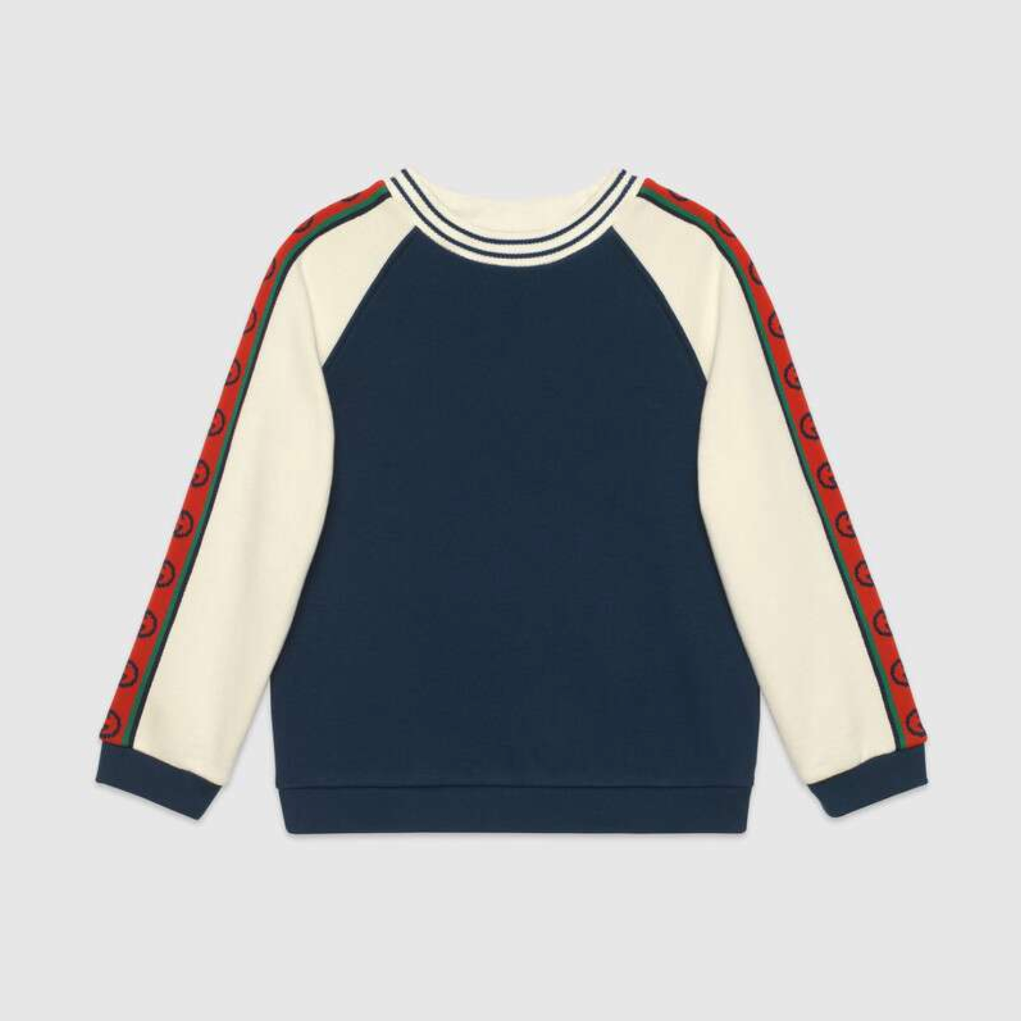 Boys & Girls Prussian Blue Cotton Sweatshirt