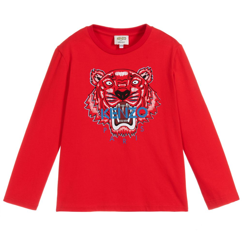 Boys Red Cotton T-Shirt