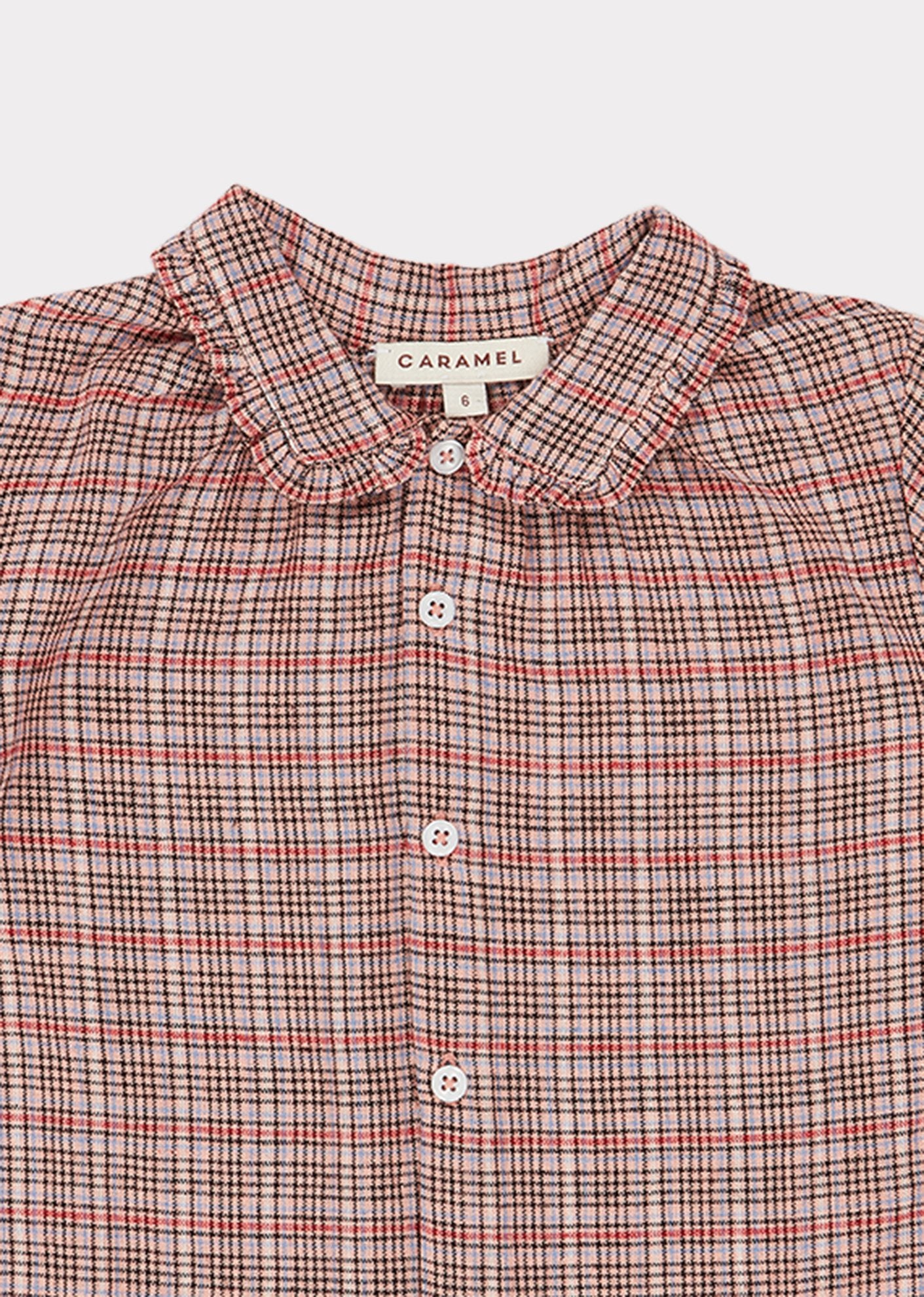 Baby Boys & Girls Pink Check Cotton Shirt